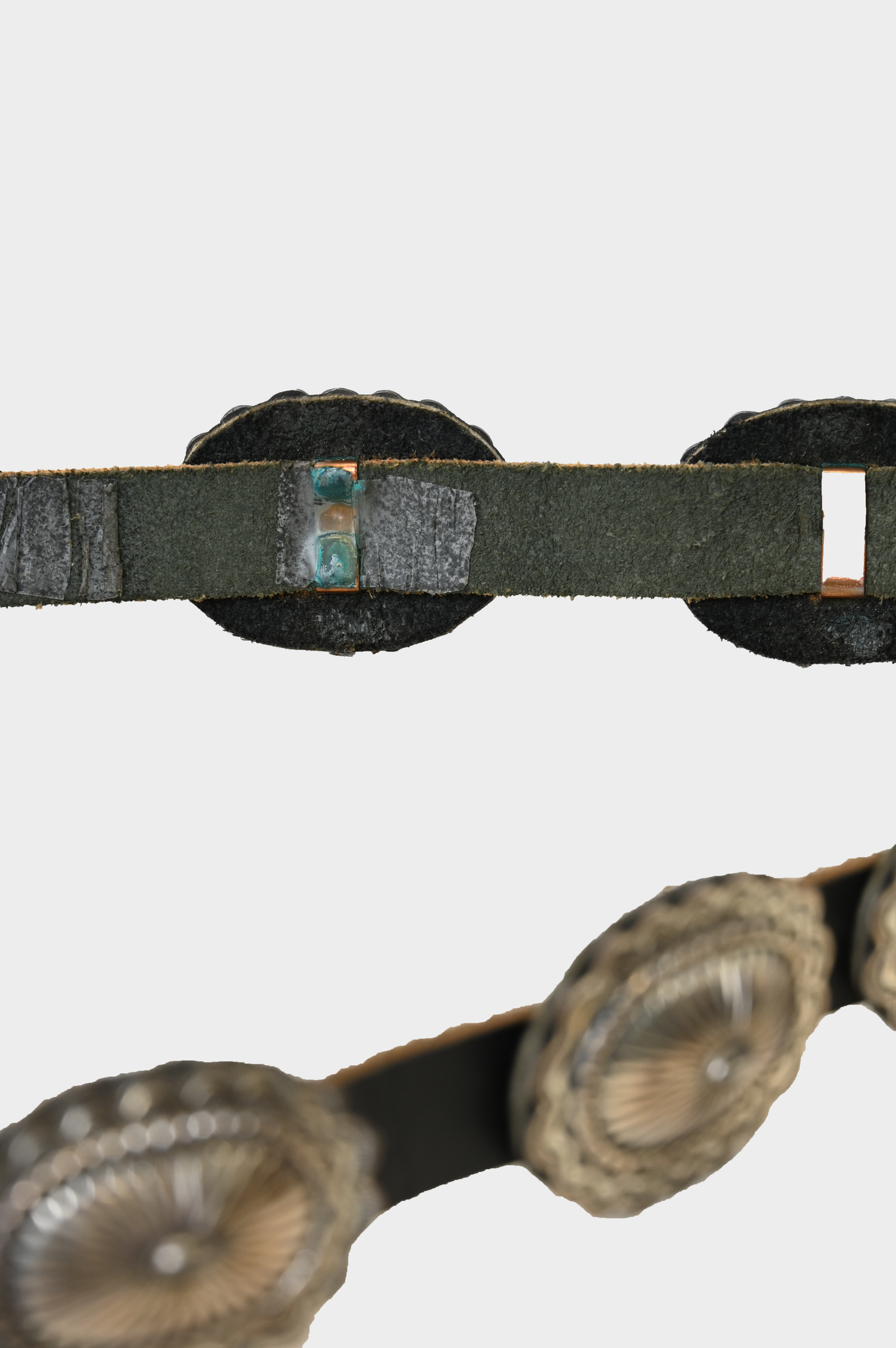 Jerry Platero Navajo Sterling Silver Concho Belt