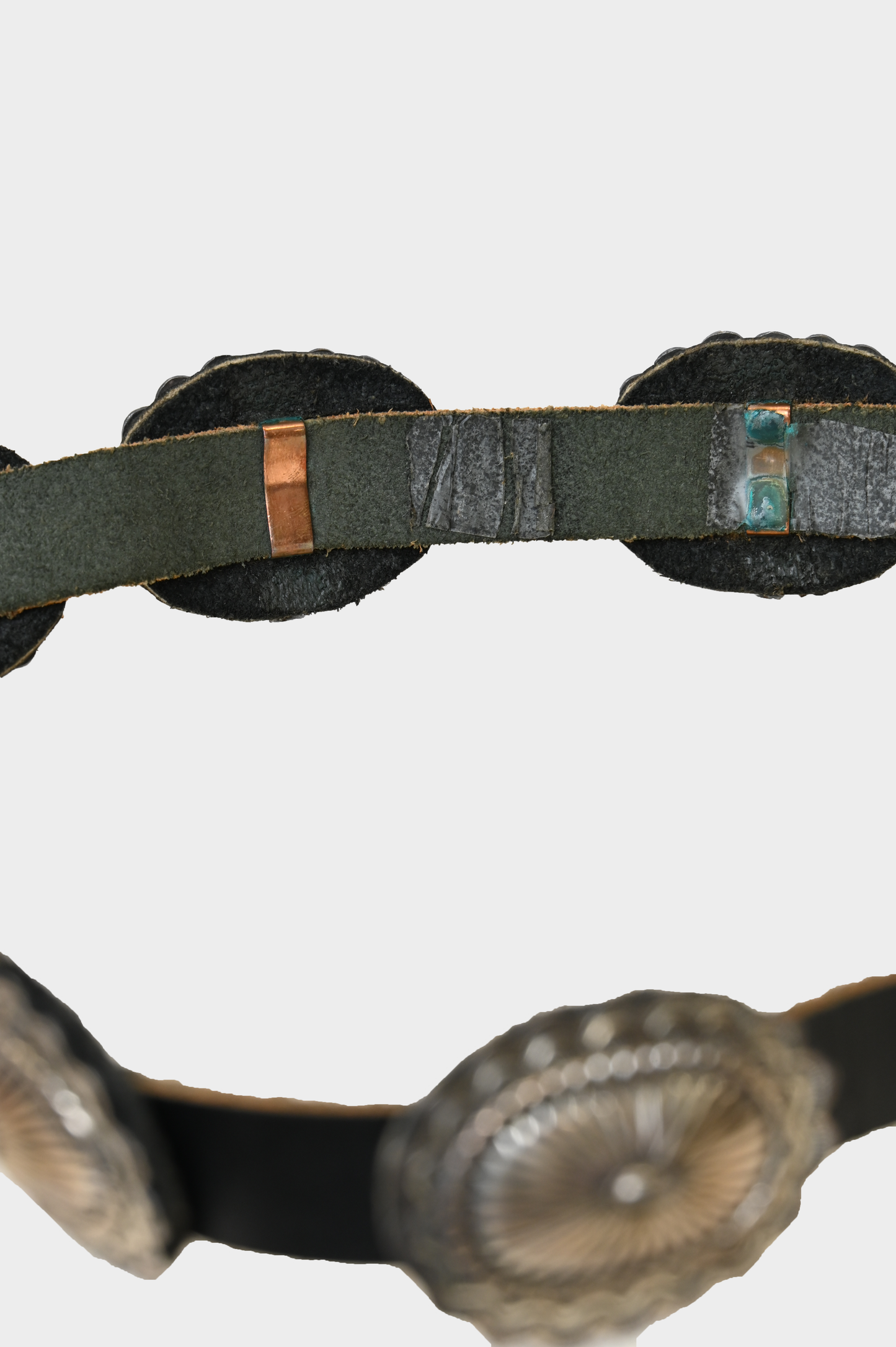 Jerry Platero Navajo Sterling Silver Concho Belt