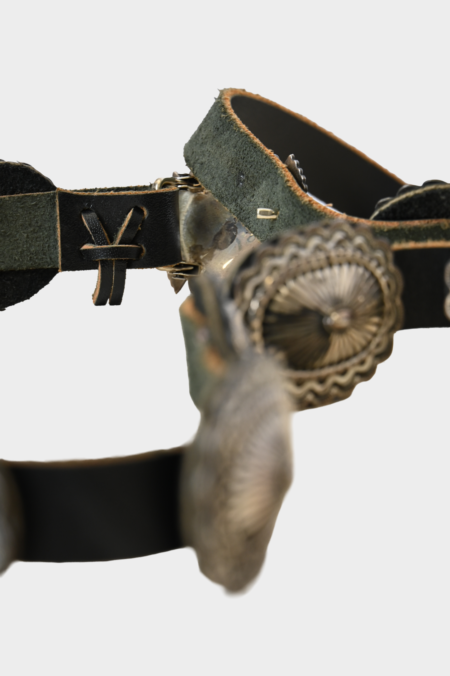 Jerry Platero Navajo Sterling Silver Concho Belt