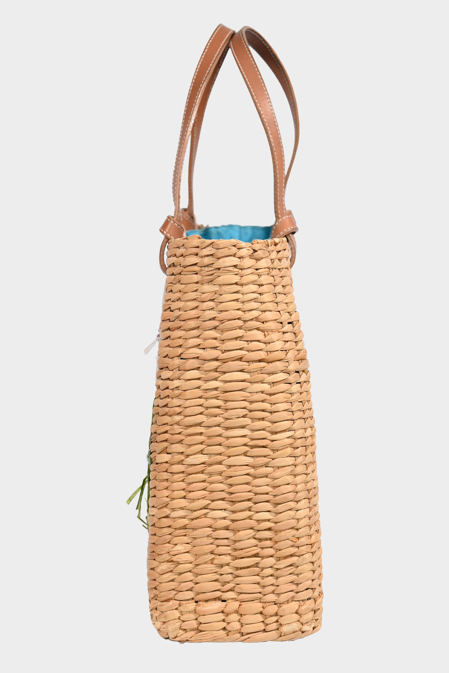Kate Spade New York Floral Straw Tote Bag