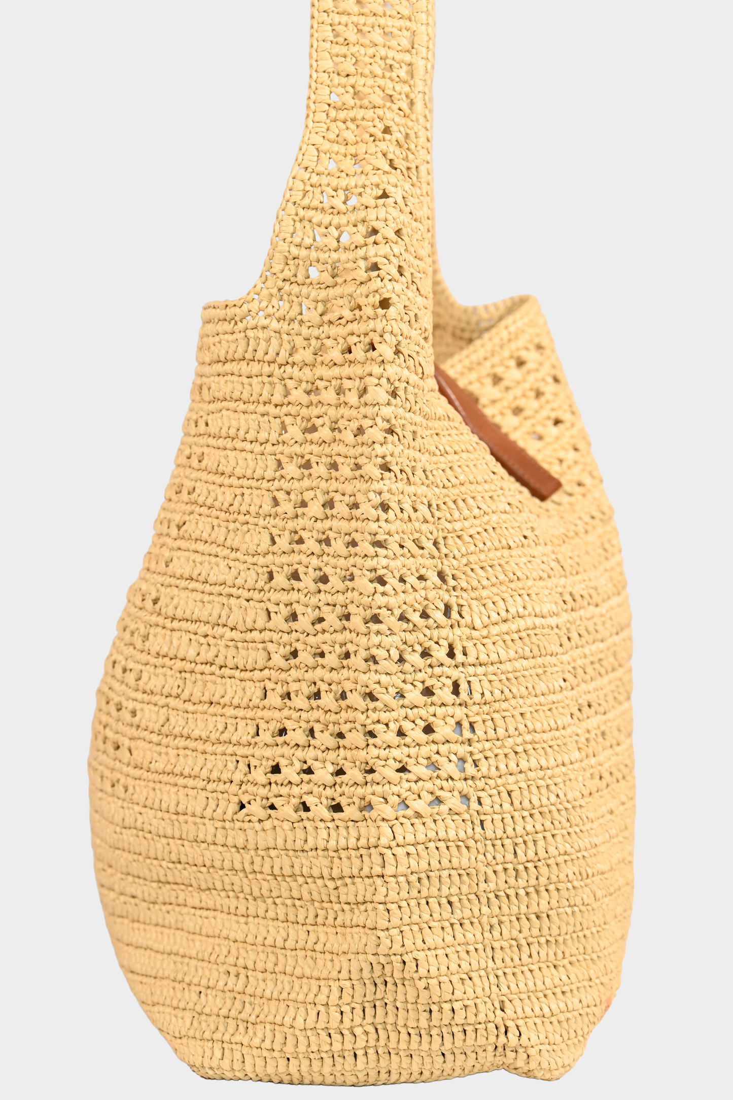 Yves Saint Laurent Le 5 à 7 Raffia Shoulder Bag