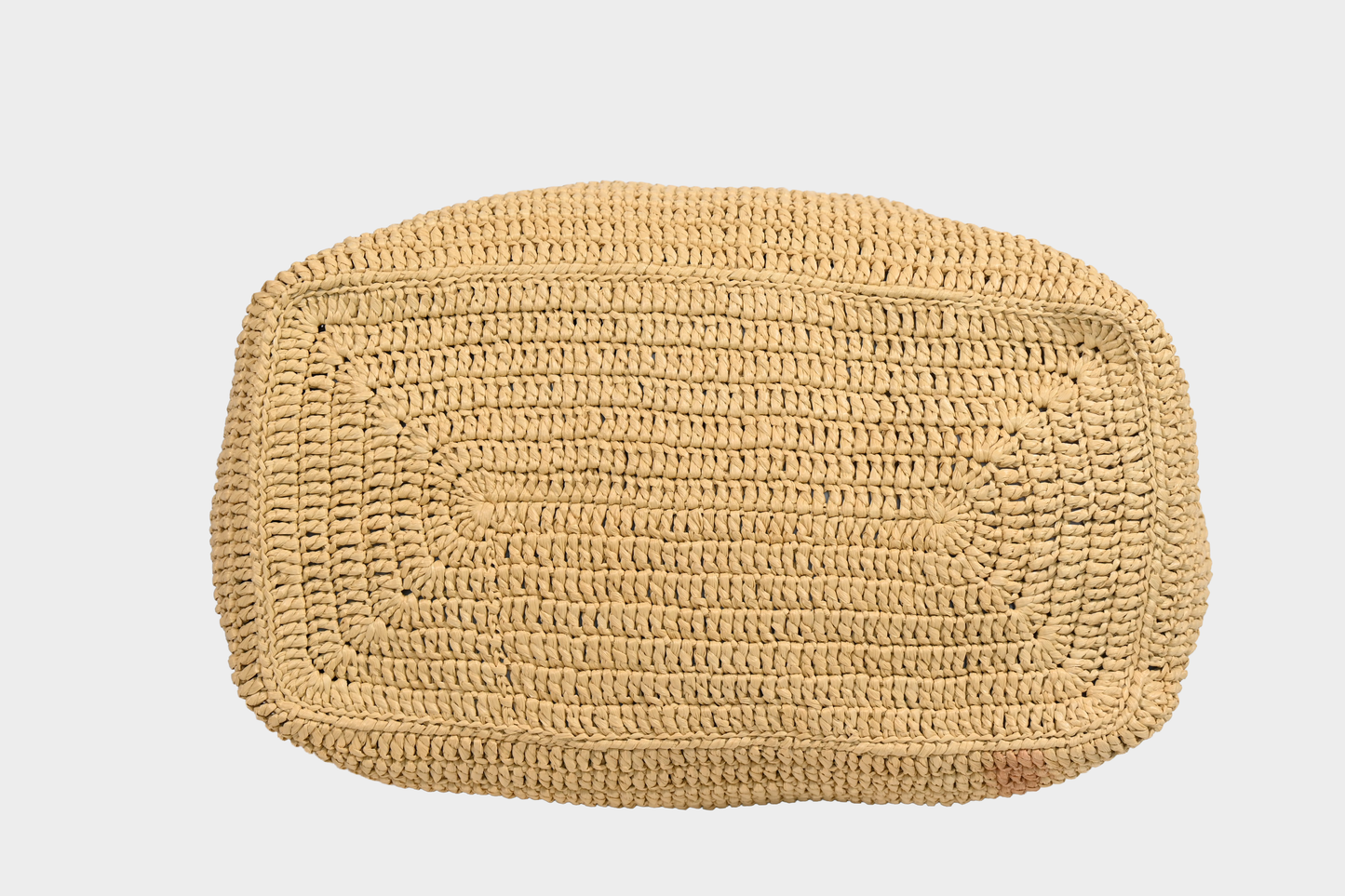 Yves Saint Laurent Le 5 à 7 Raffia Shoulder Bag