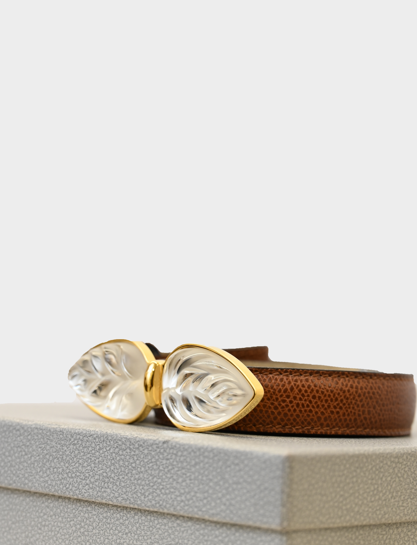 Lalique Tropiques Veau Brown Belt