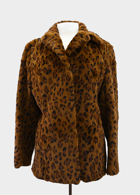 Leopard Rabbit Fur Jacket