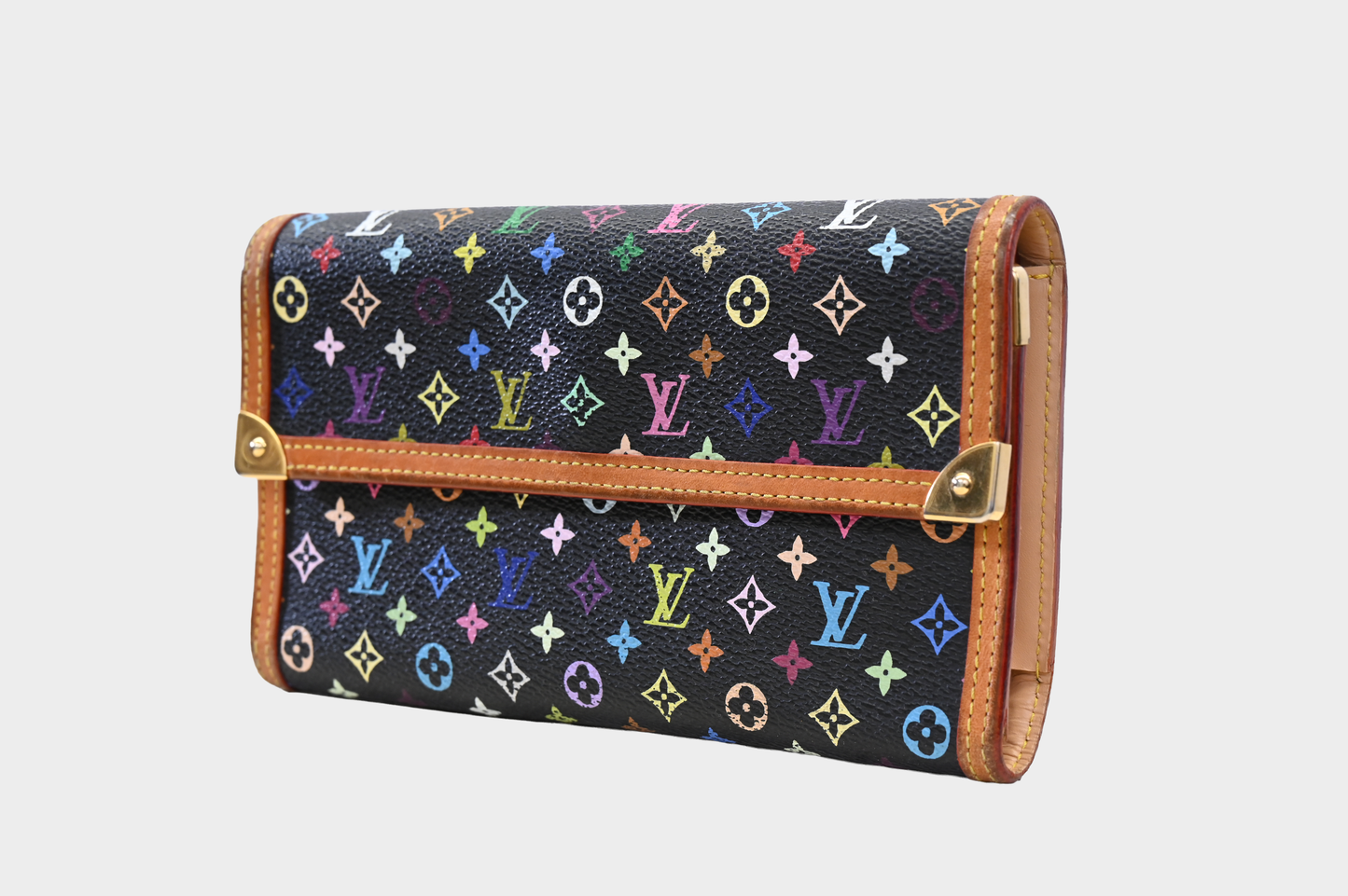 Louis Vuitton Monogram Multicolor Porte Tresor Inernational Wallet