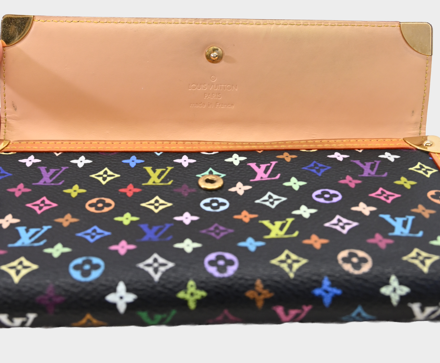 Louis Vuitton Monogram Multicolor Porte Tresor Inernational Wallet