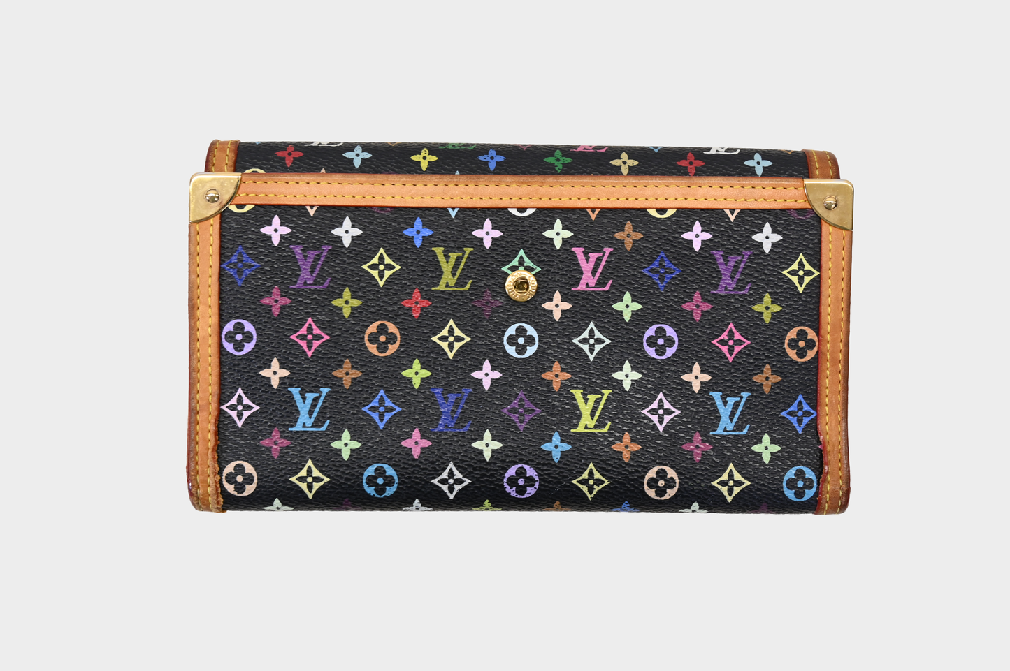 Louis Vuitton Monogram Multicolor Porte Tresor Inernational Wallet