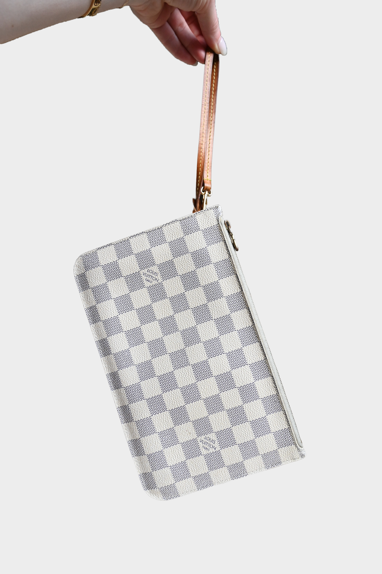Louis Vuitton Damier Azur Neverfull Pouch