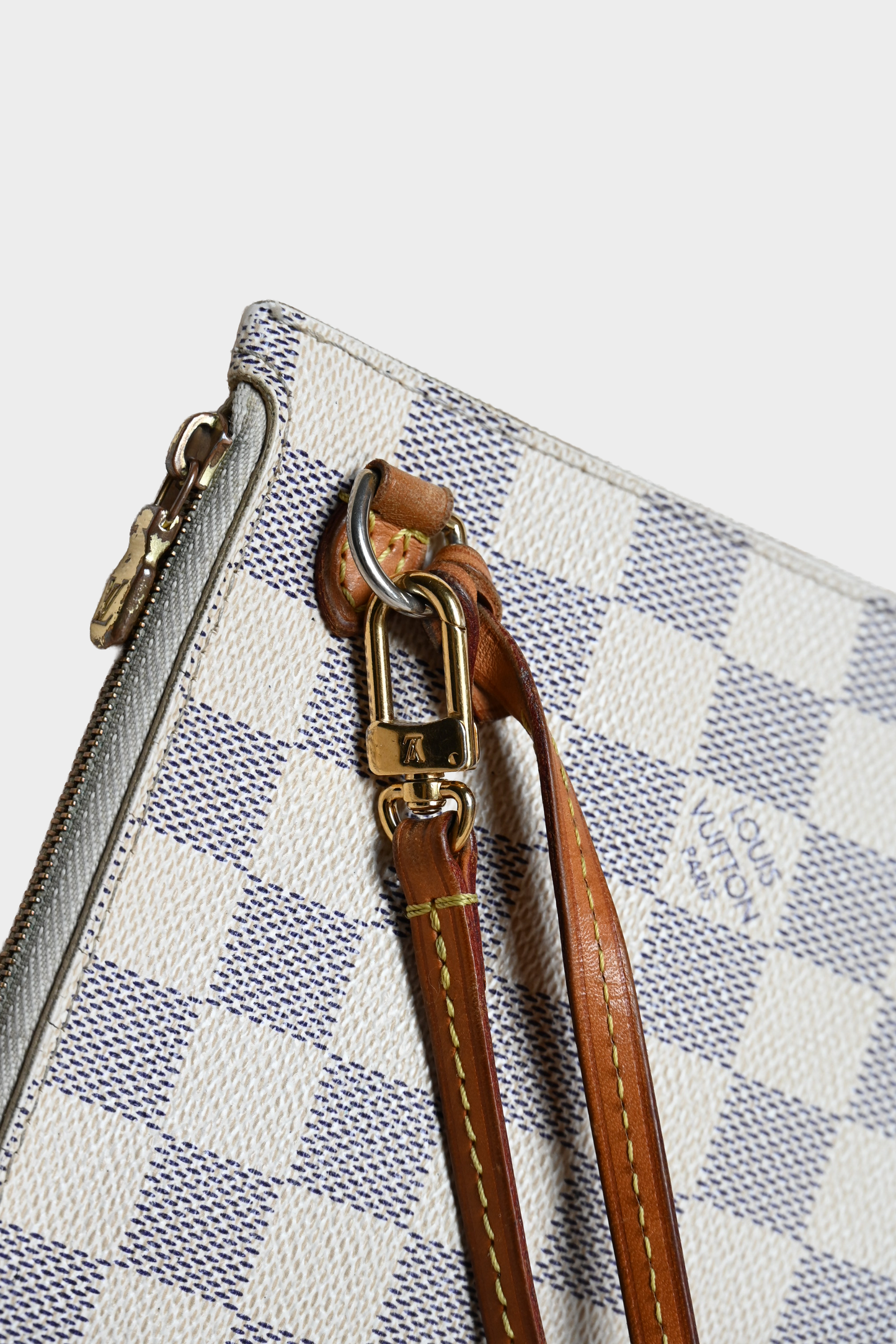 Louis Vuitton Damier Azur Neverfull Pouch