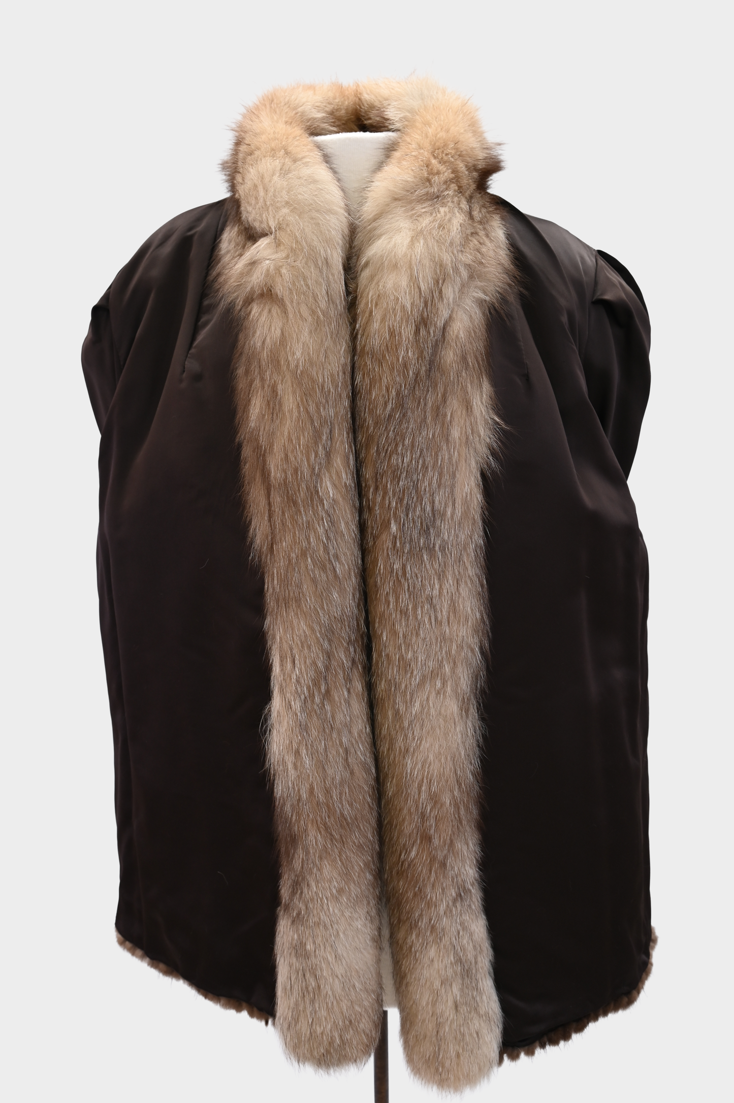 Mink and Crystal Fox Fur Jacket