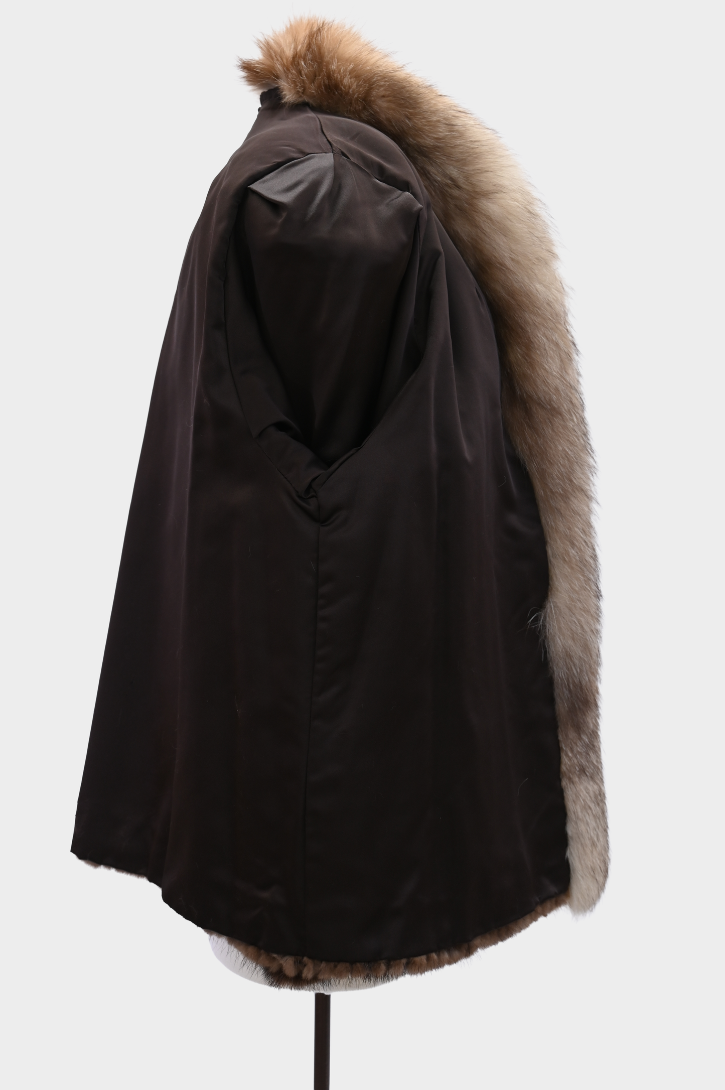 Mink and Crystal Fox Fur Jacket