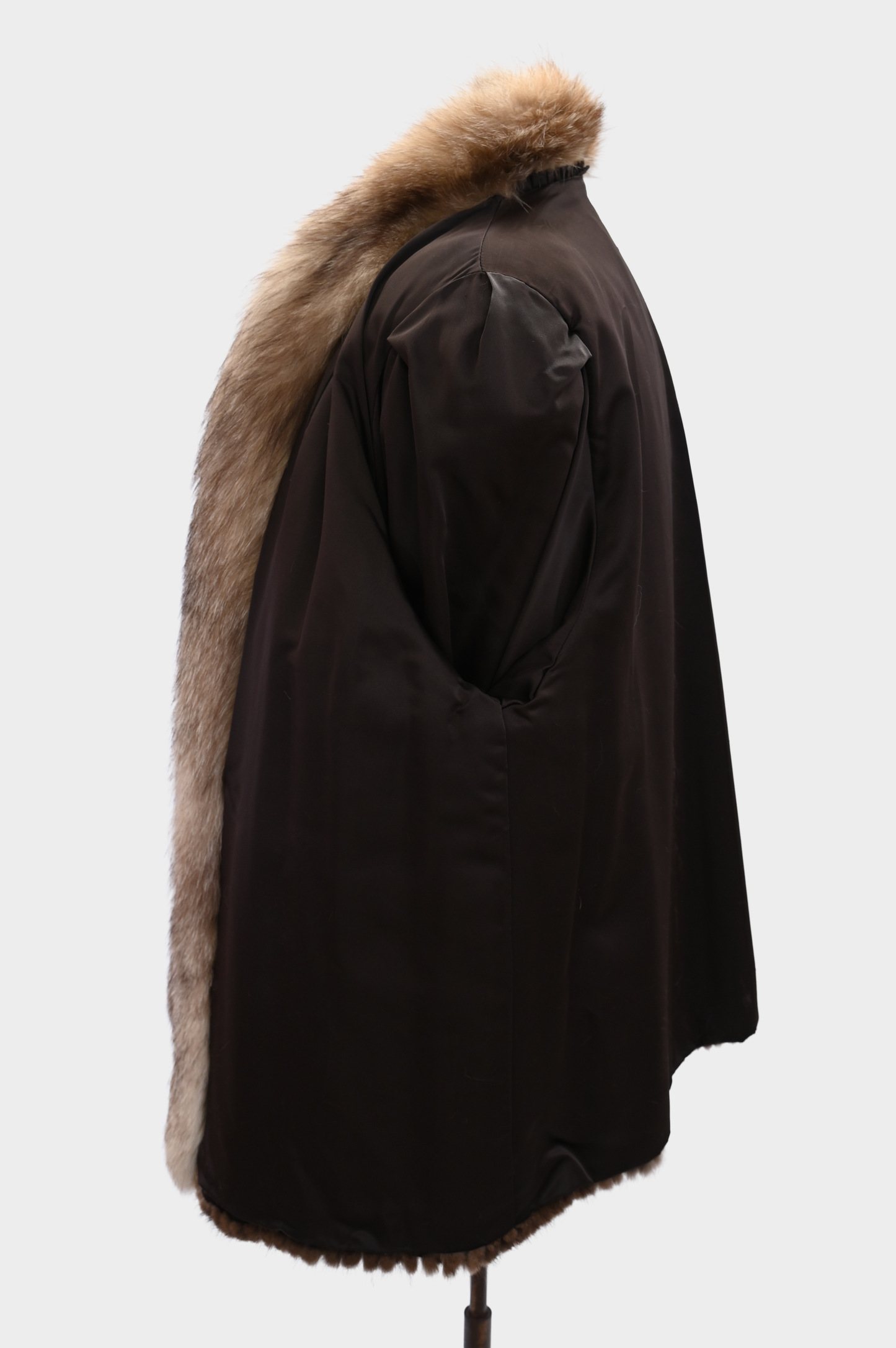 Mink and Crystal Fox Fur Jacket