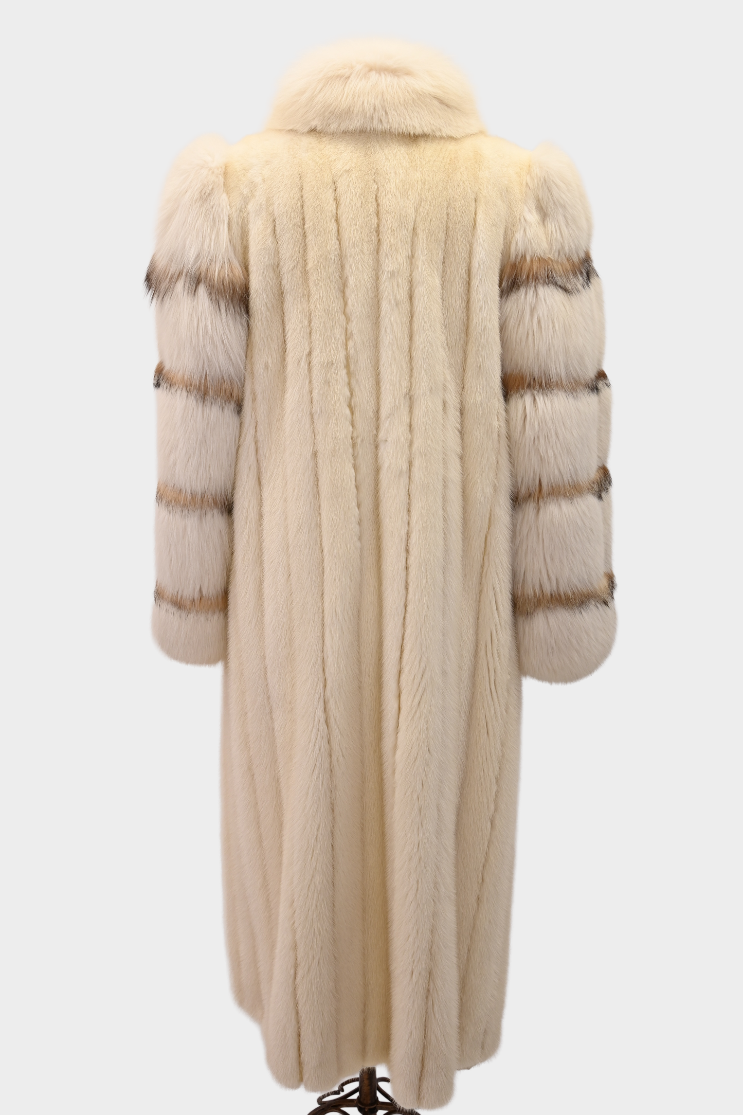 Mink and Fox Fur Coat