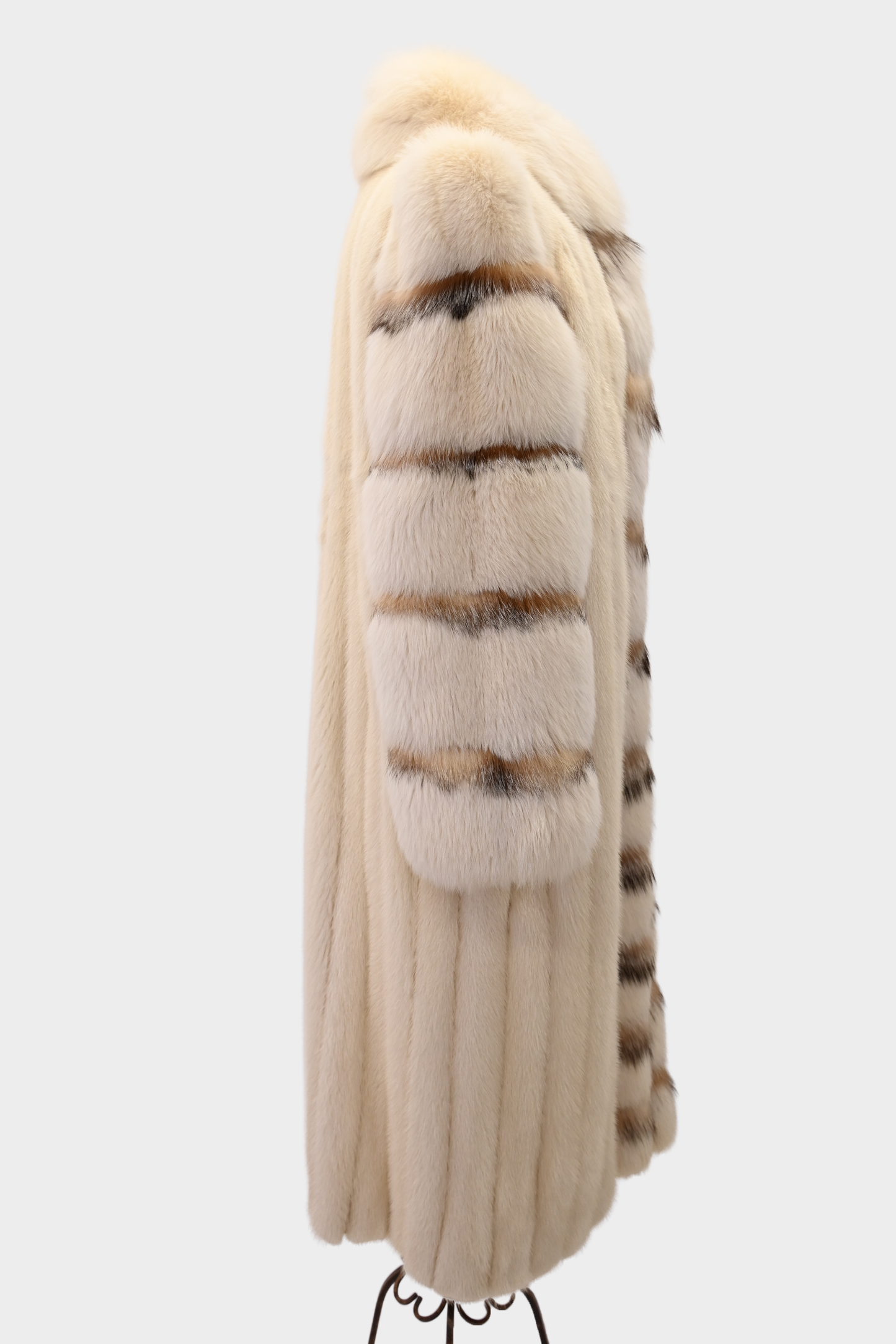 Mink and Fox Fur Coat