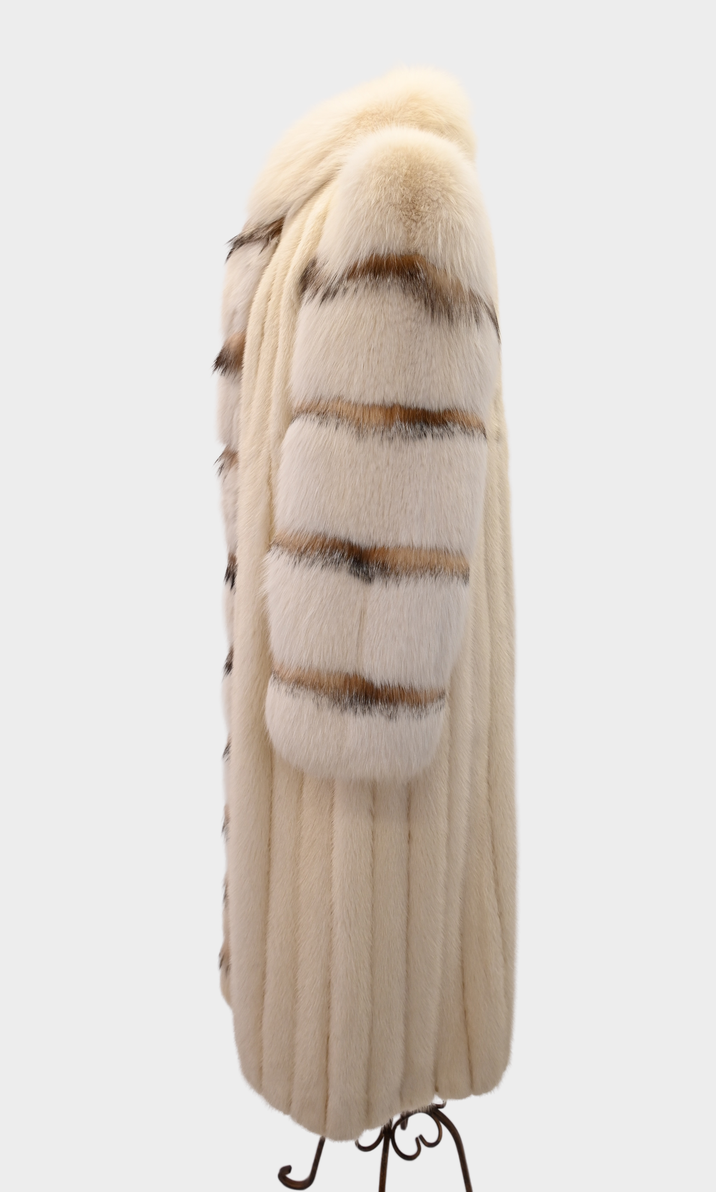 Mink and Fox Fur Coat