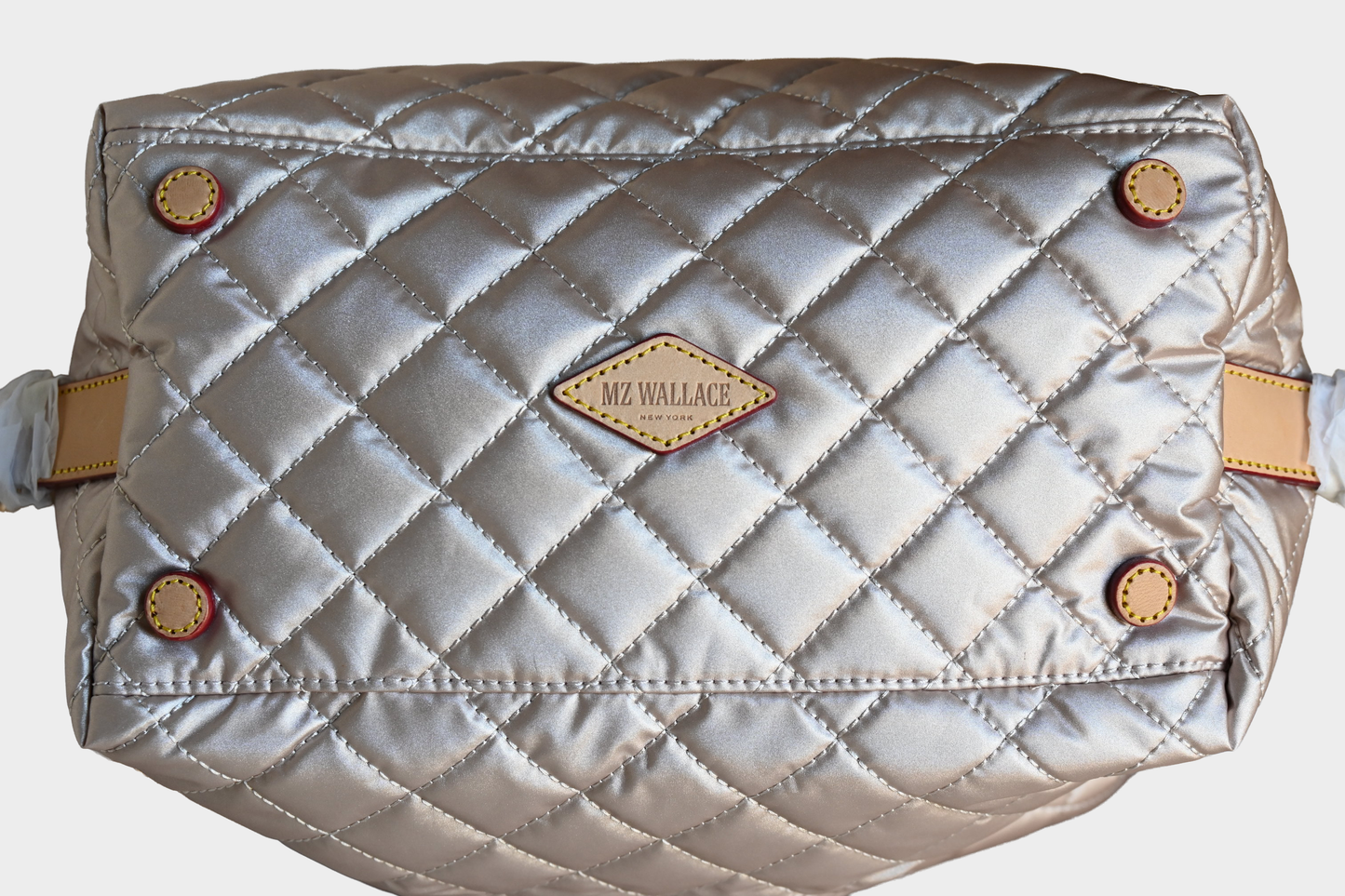 MZ Wallace Small Sutton Deluxe Rose Gold Quilted Tote NWT