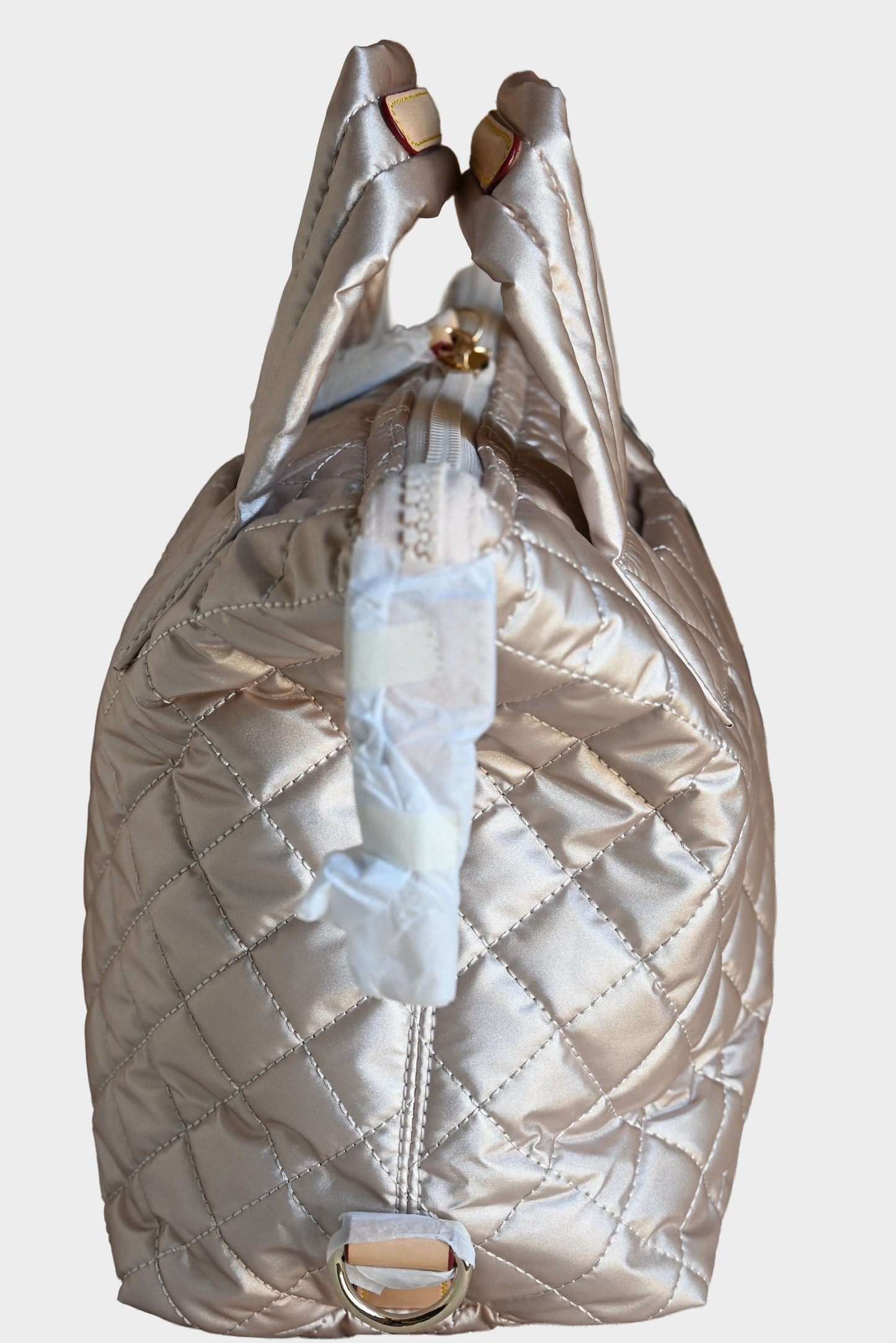 MZ Wallace Small Sutton Deluxe Rose Gold Quilted Tote NWT
