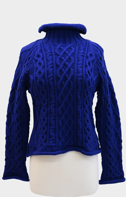MM6 Maison Margiela Blue Knit Jumper Sweater