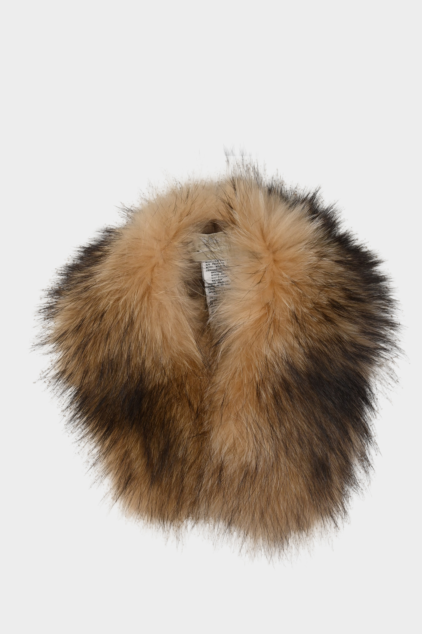 S' Max Mara Raccoon Fur Collar