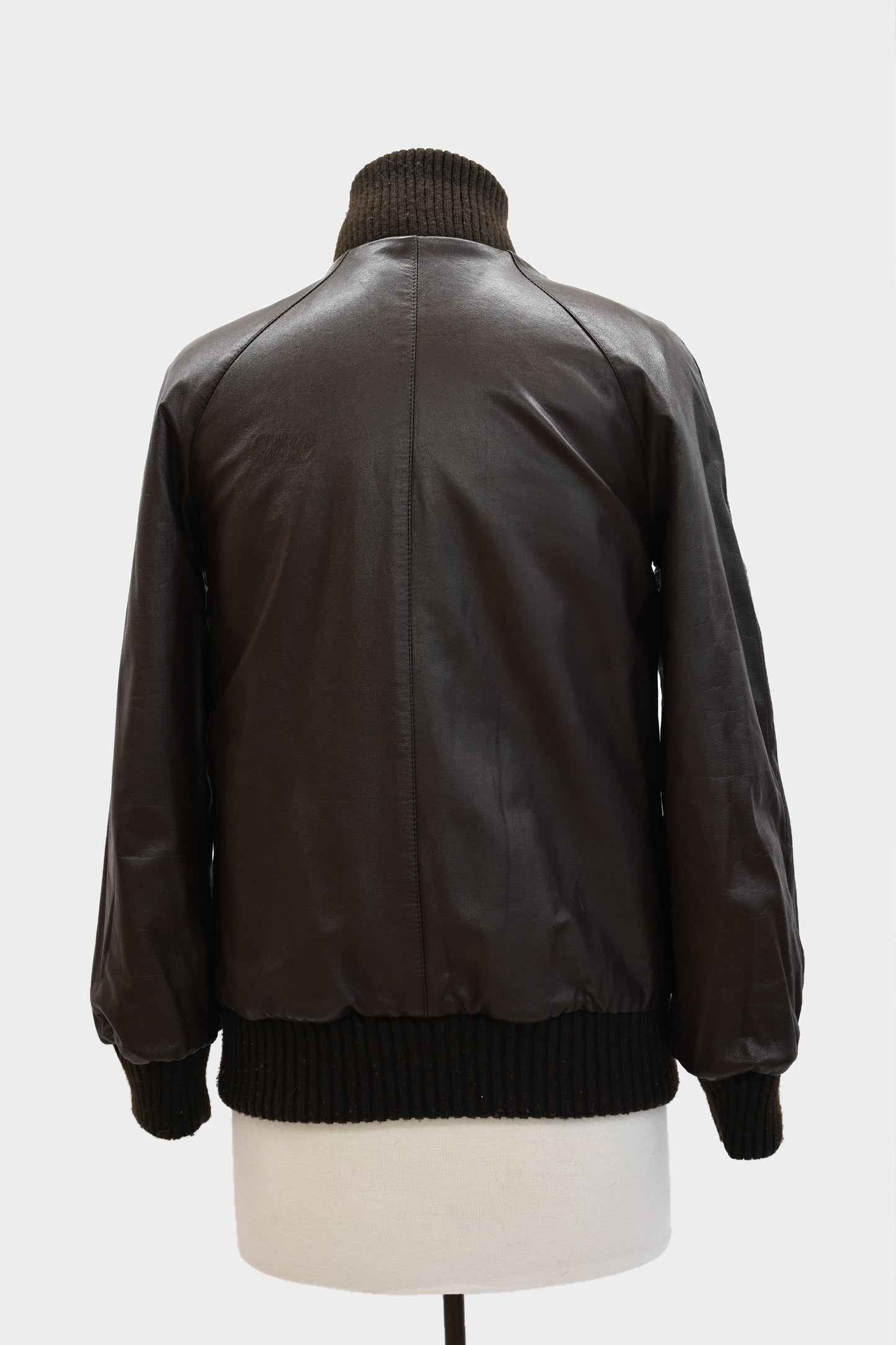 Mink & Leather Bomber Jacket