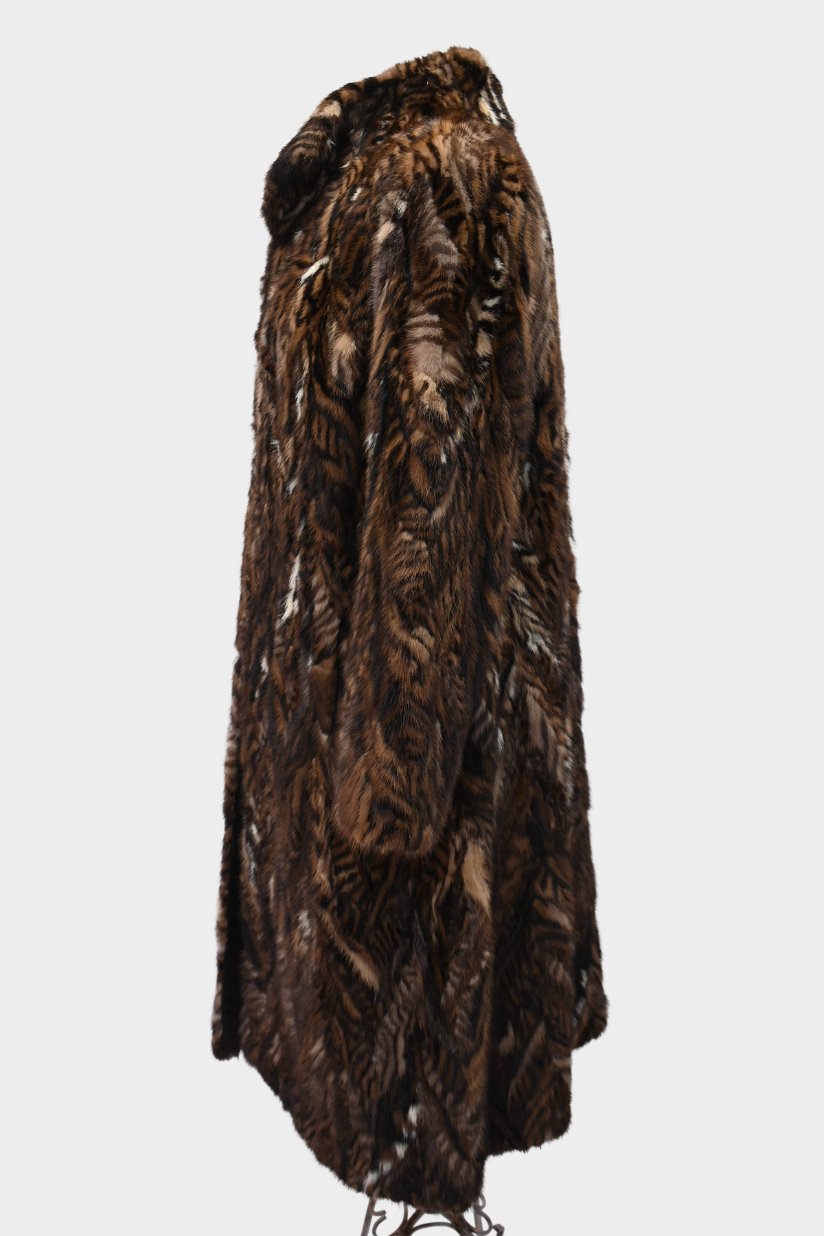Natural Tone Mink Fur Coat