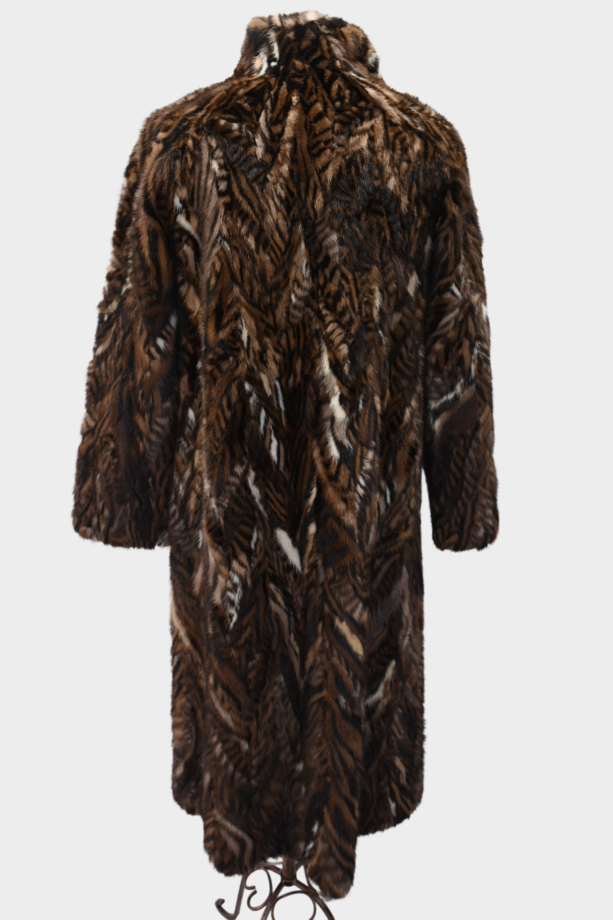 Natural Tone Mink Fur Coat