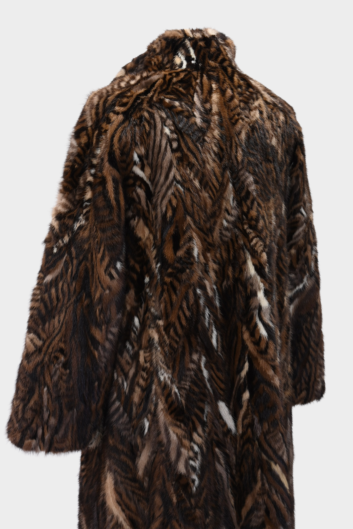 Natural Tone Mink Fur Coat