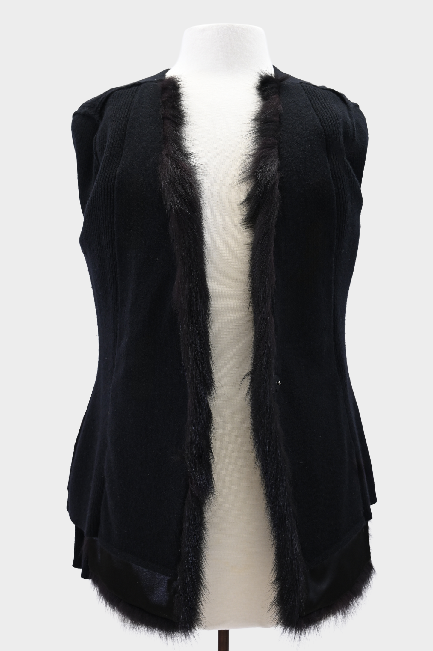 Neiman Marcus Fox Fur Sweater