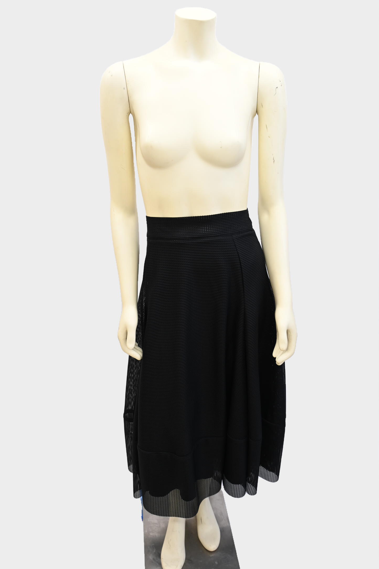 Maje Black Midi Skirt