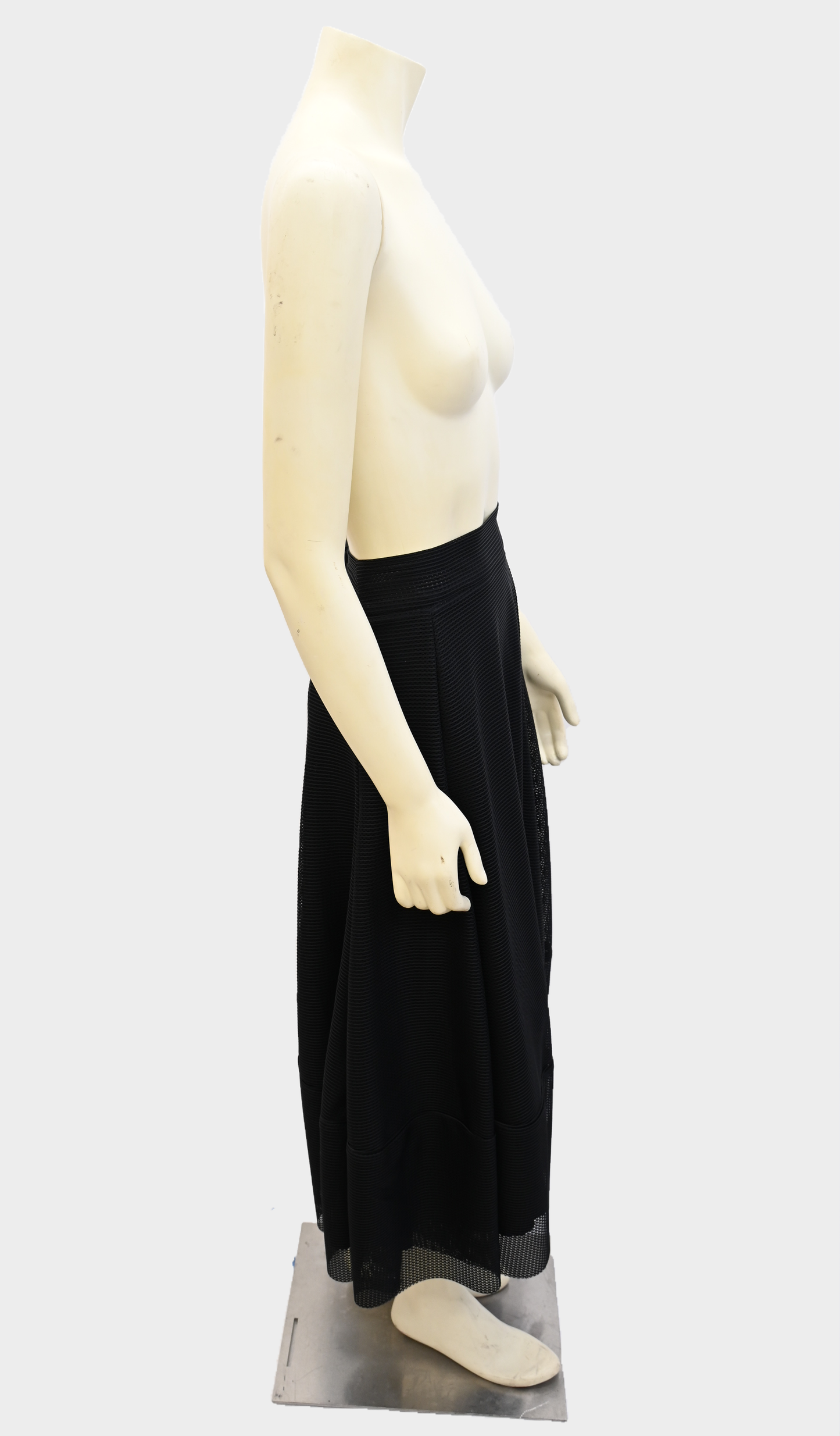 Maje Black Midi Skirt