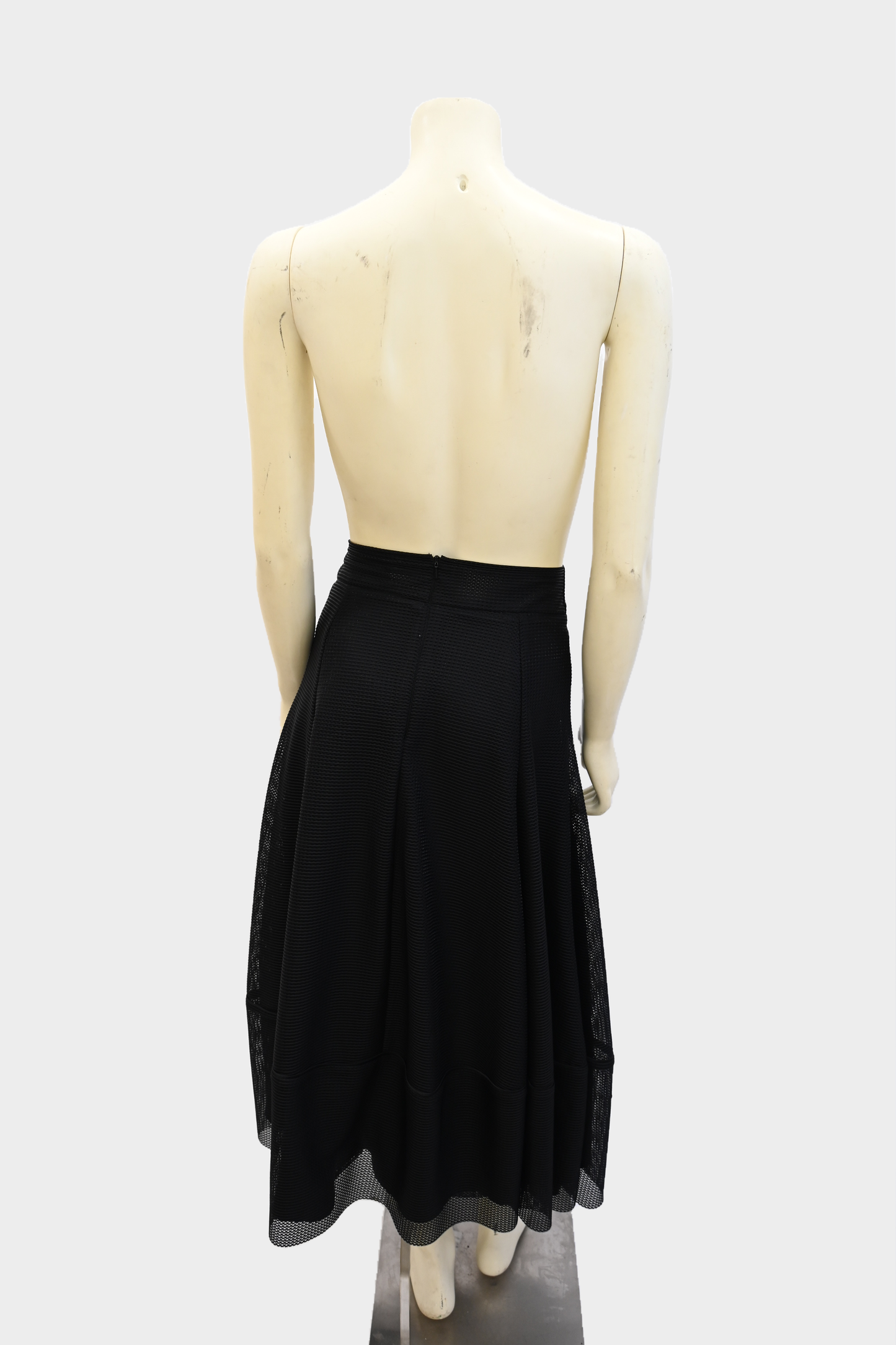 Maje Black Midi Skirt