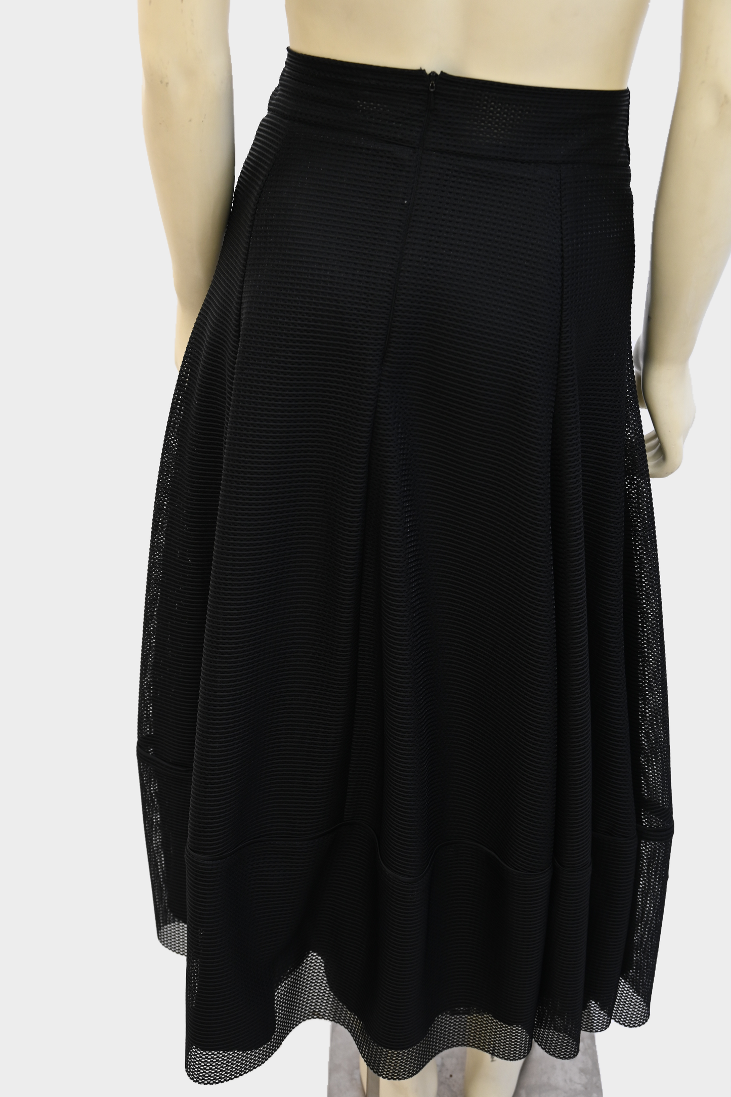 Maje Black Midi Skirt