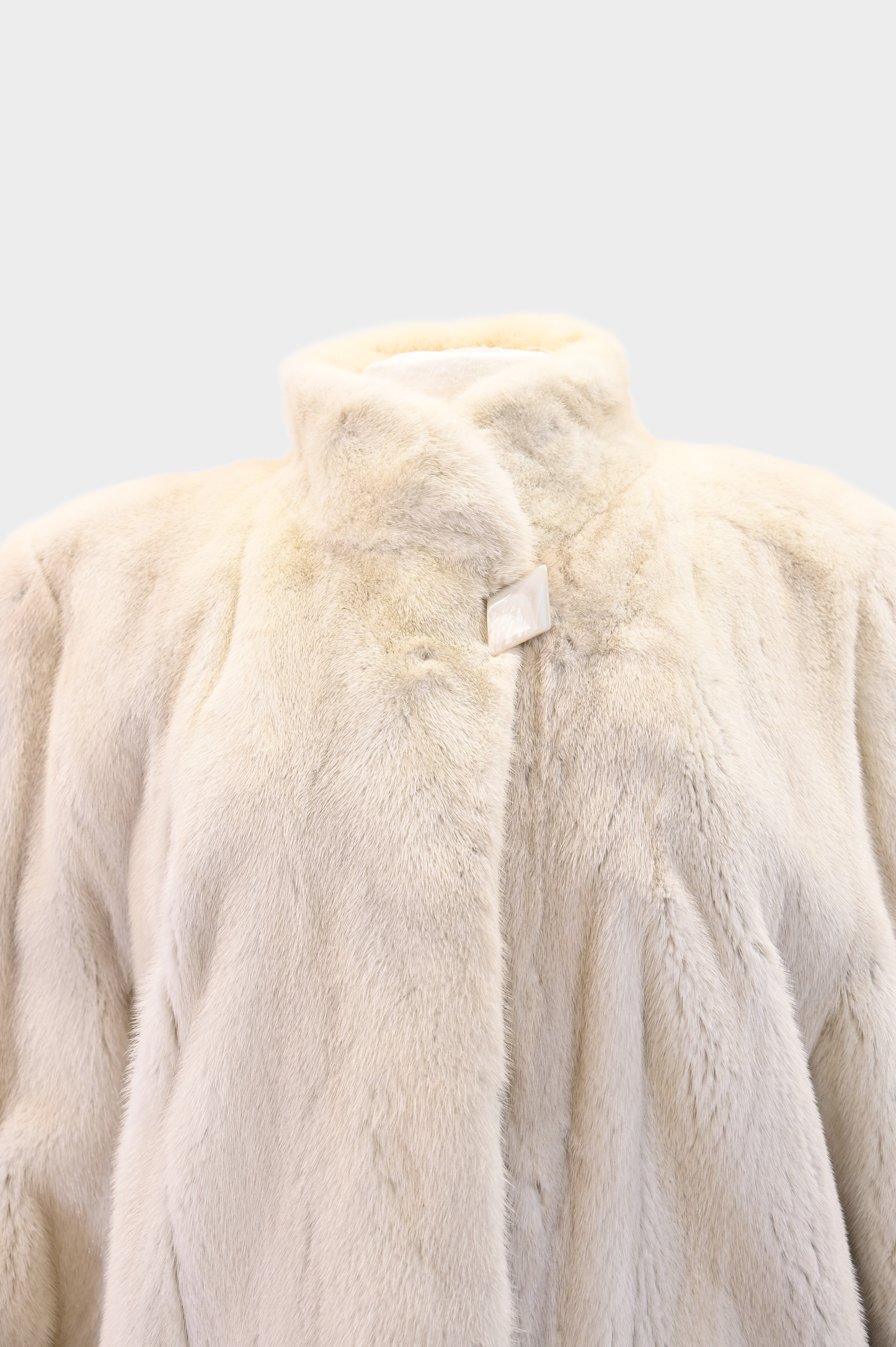 Perry Ellis Tourmaline Mink Stroller Coat