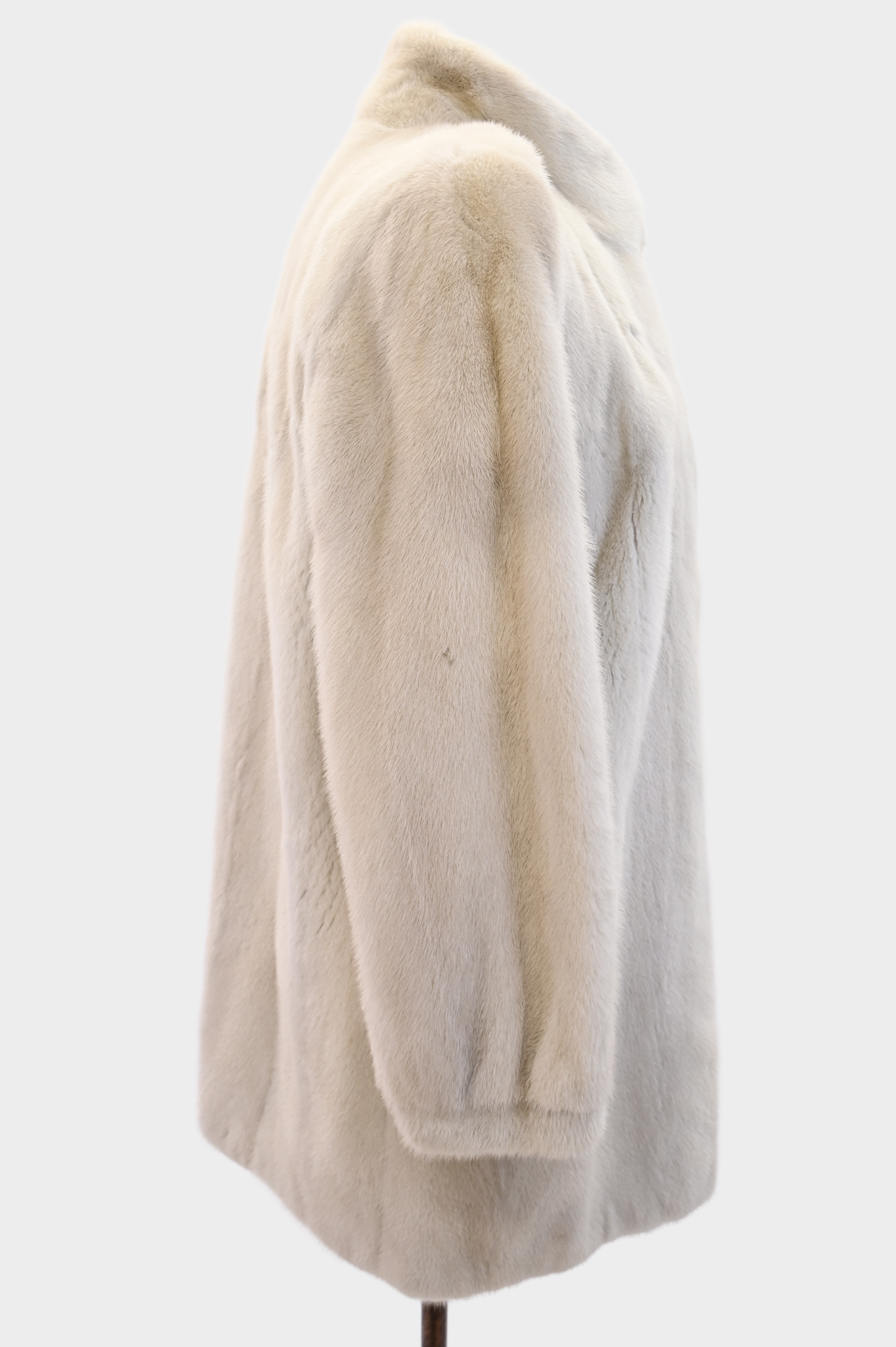 Perry Ellis Tourmaline Mink Stroller Coat