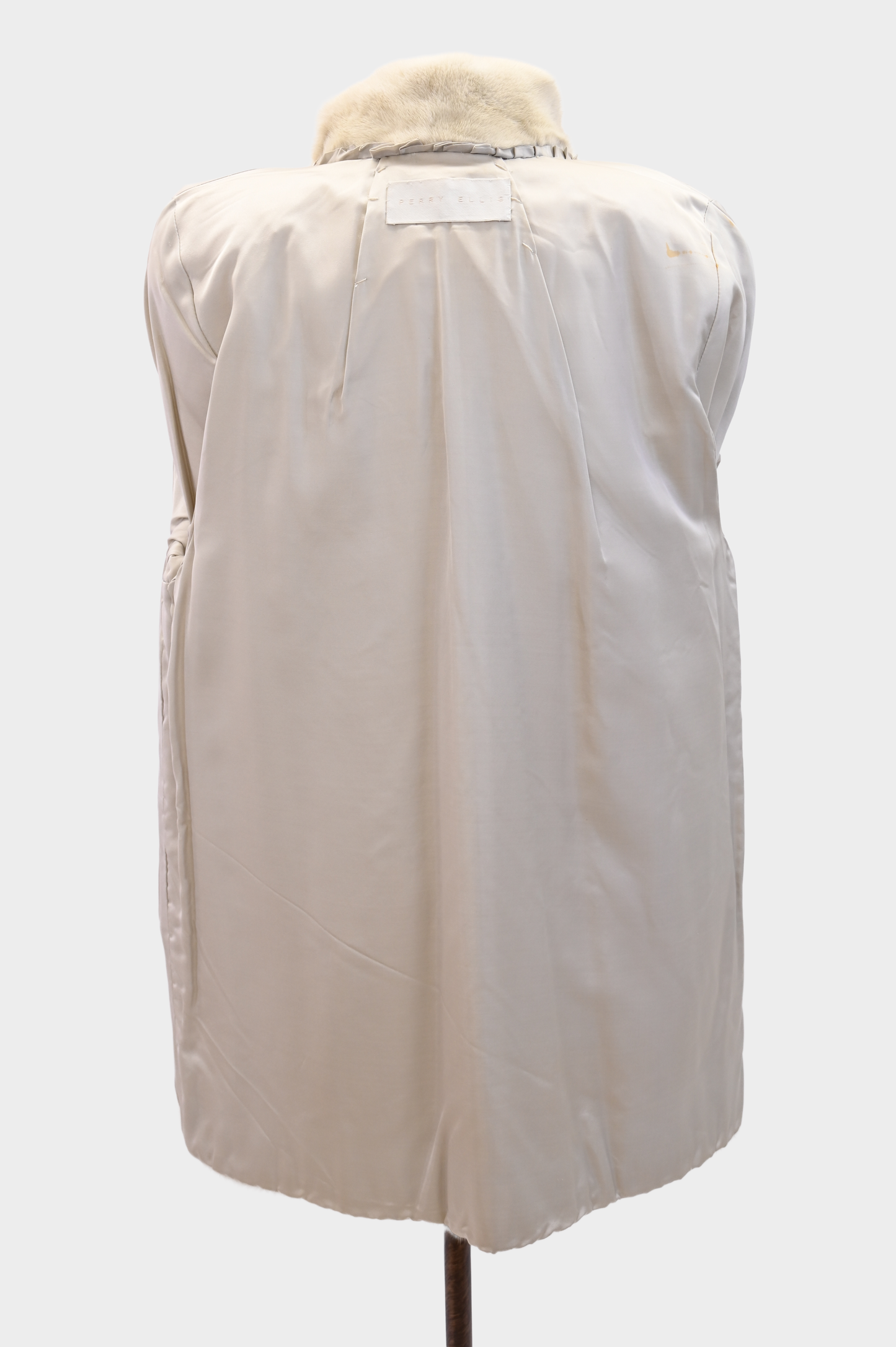 Perry Ellis Tourmaline Mink Stroller Coat