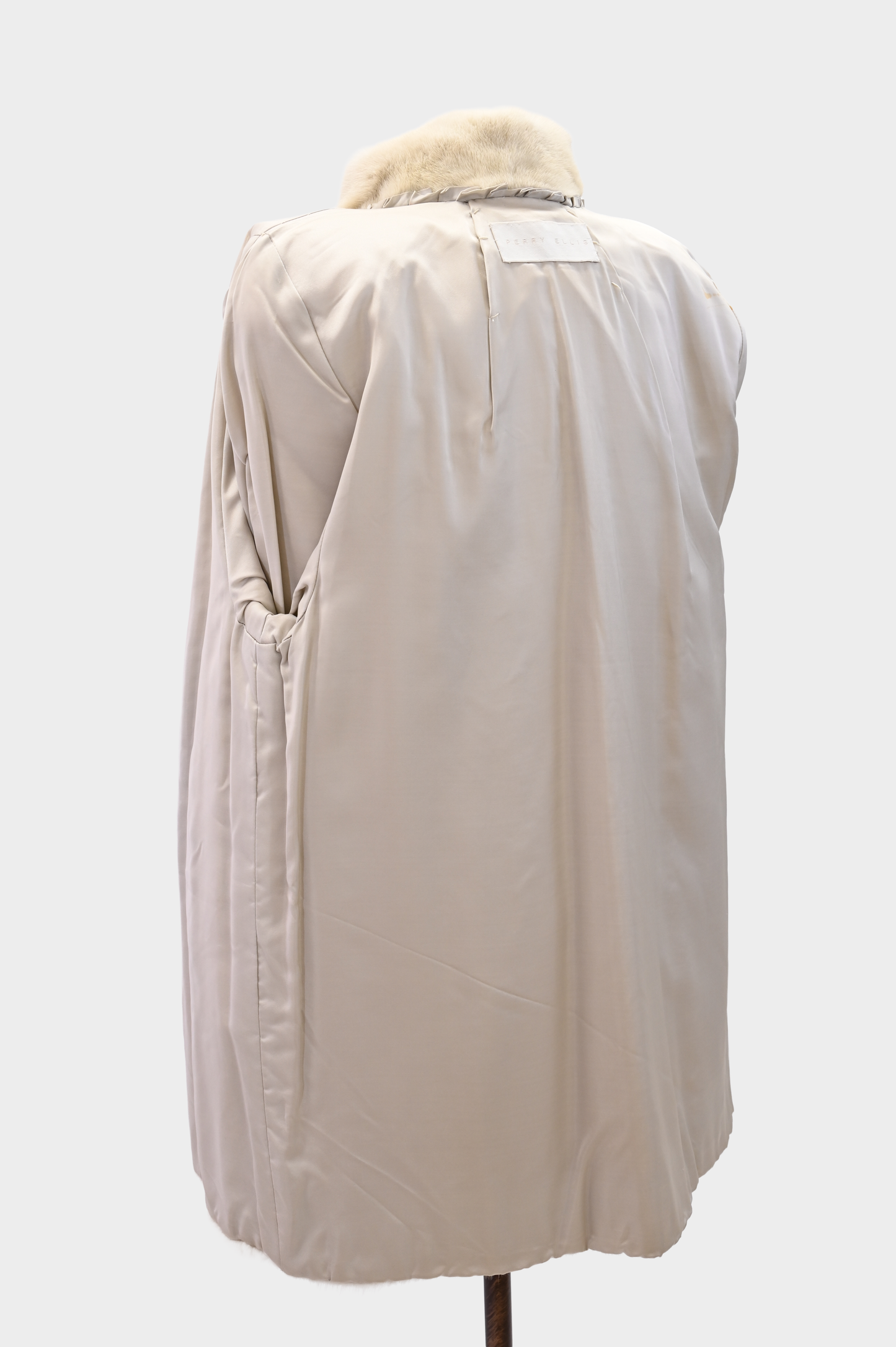 Perry Ellis Tourmaline Mink Stroller Coat