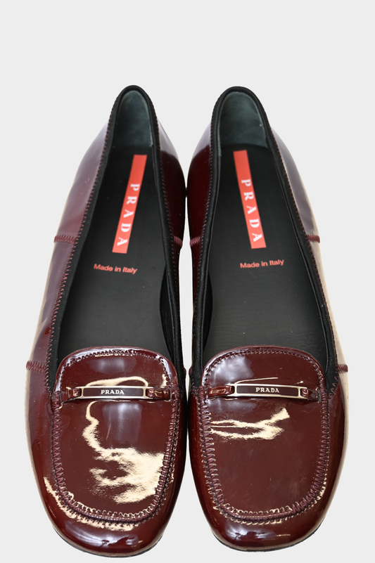 Prada Patent Leather Flats