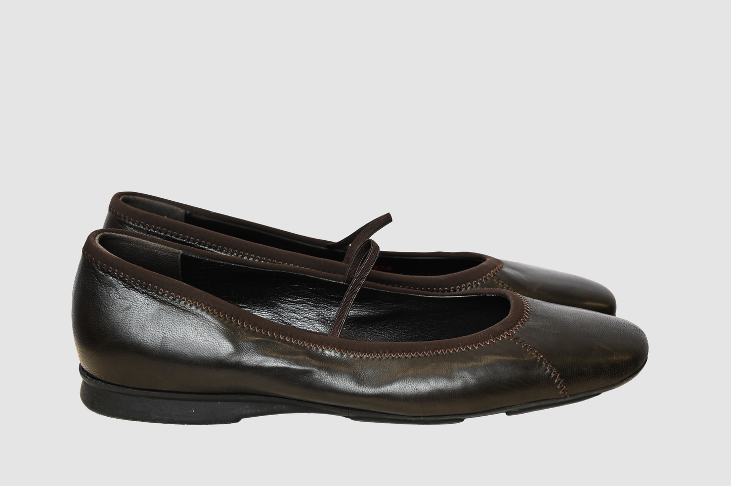 Prada Mary Jane Ballet Flats