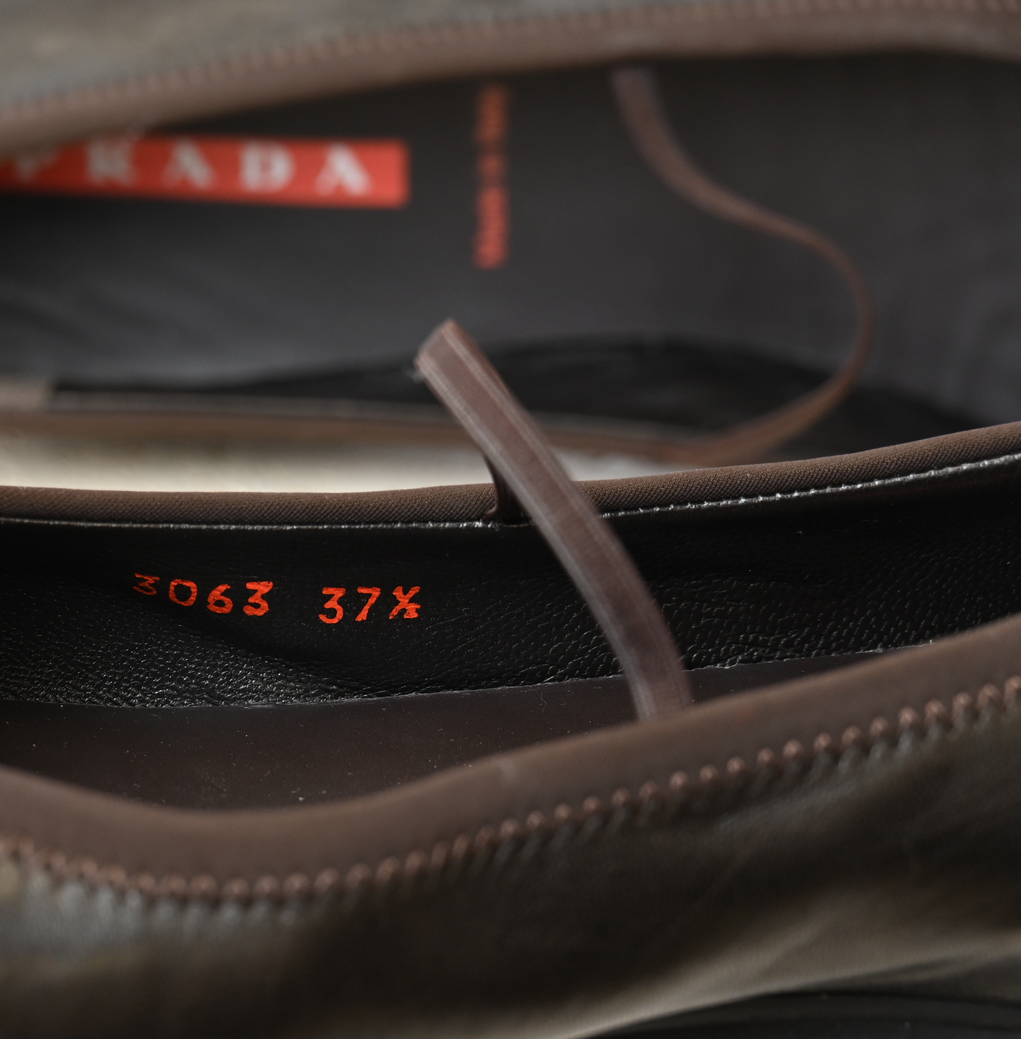 Prada Mary Jane Ballet Flats