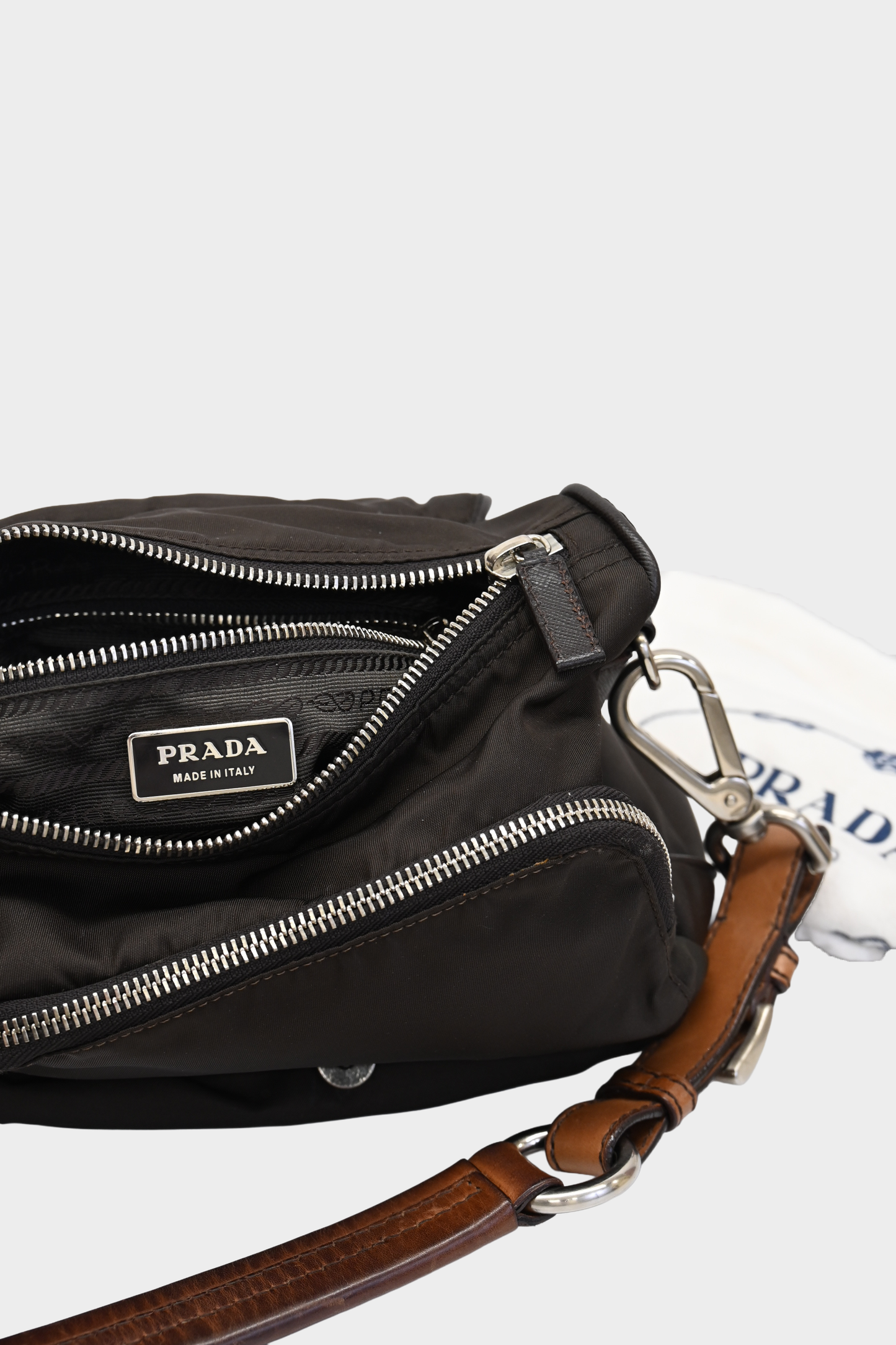 Prada Tessuto Nylon Shoulder Bag