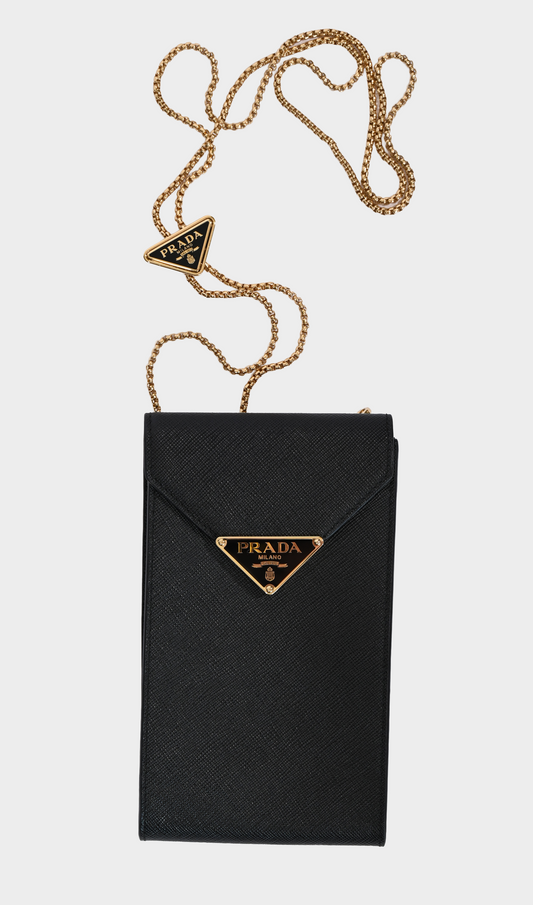 Prada Saffiano Leather Mini Crossbody Bag
