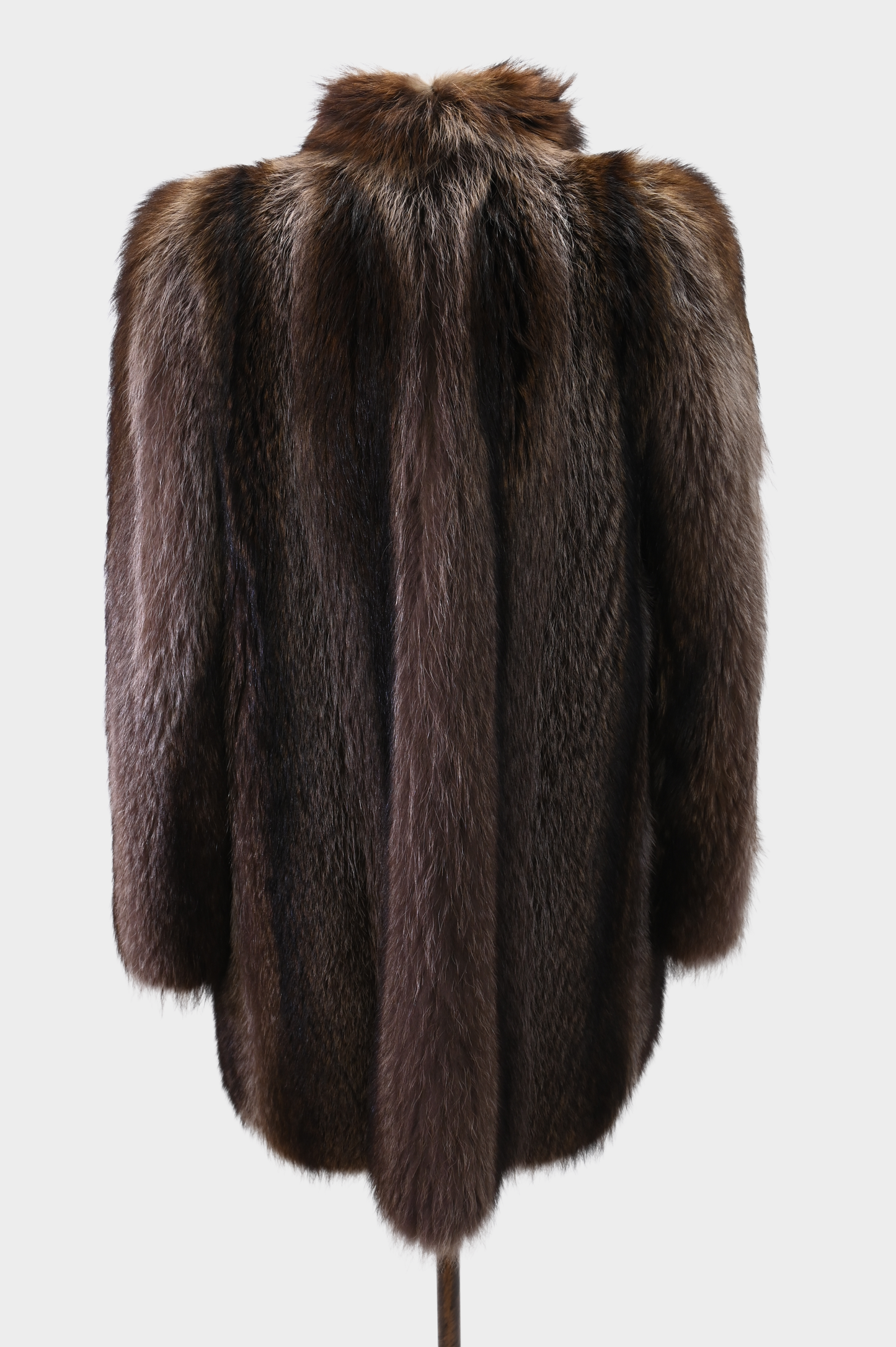 Raccoon Fur Mid Length Coat