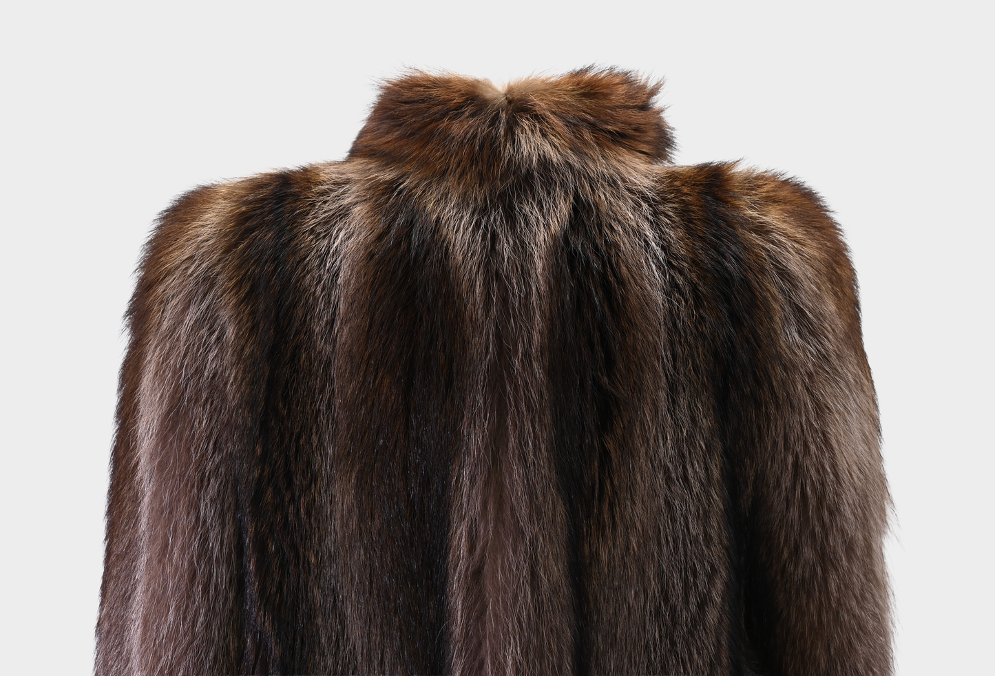Raccoon Fur Mid Length Coat