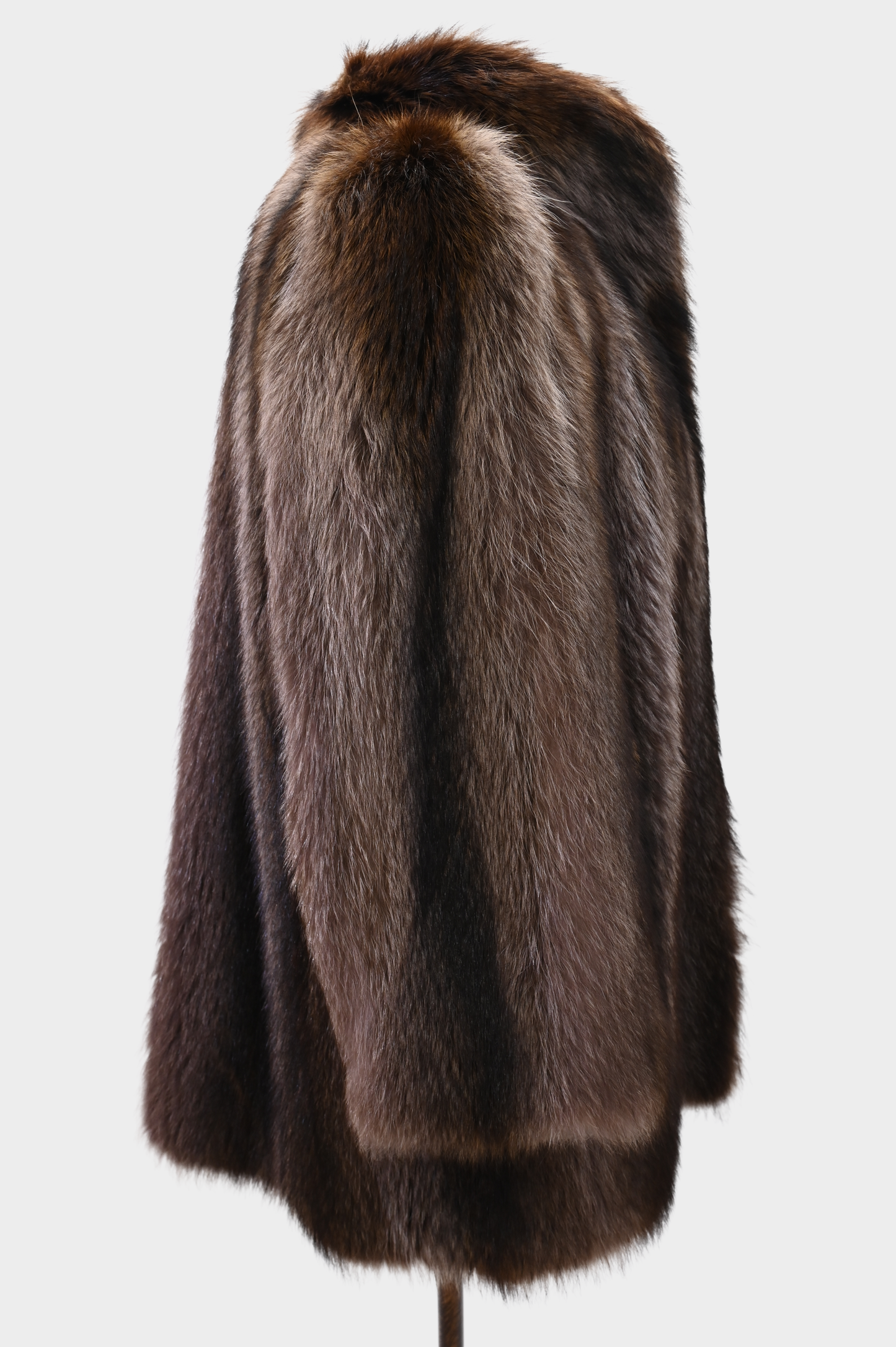Raccoon Fur Mid Length Coat
