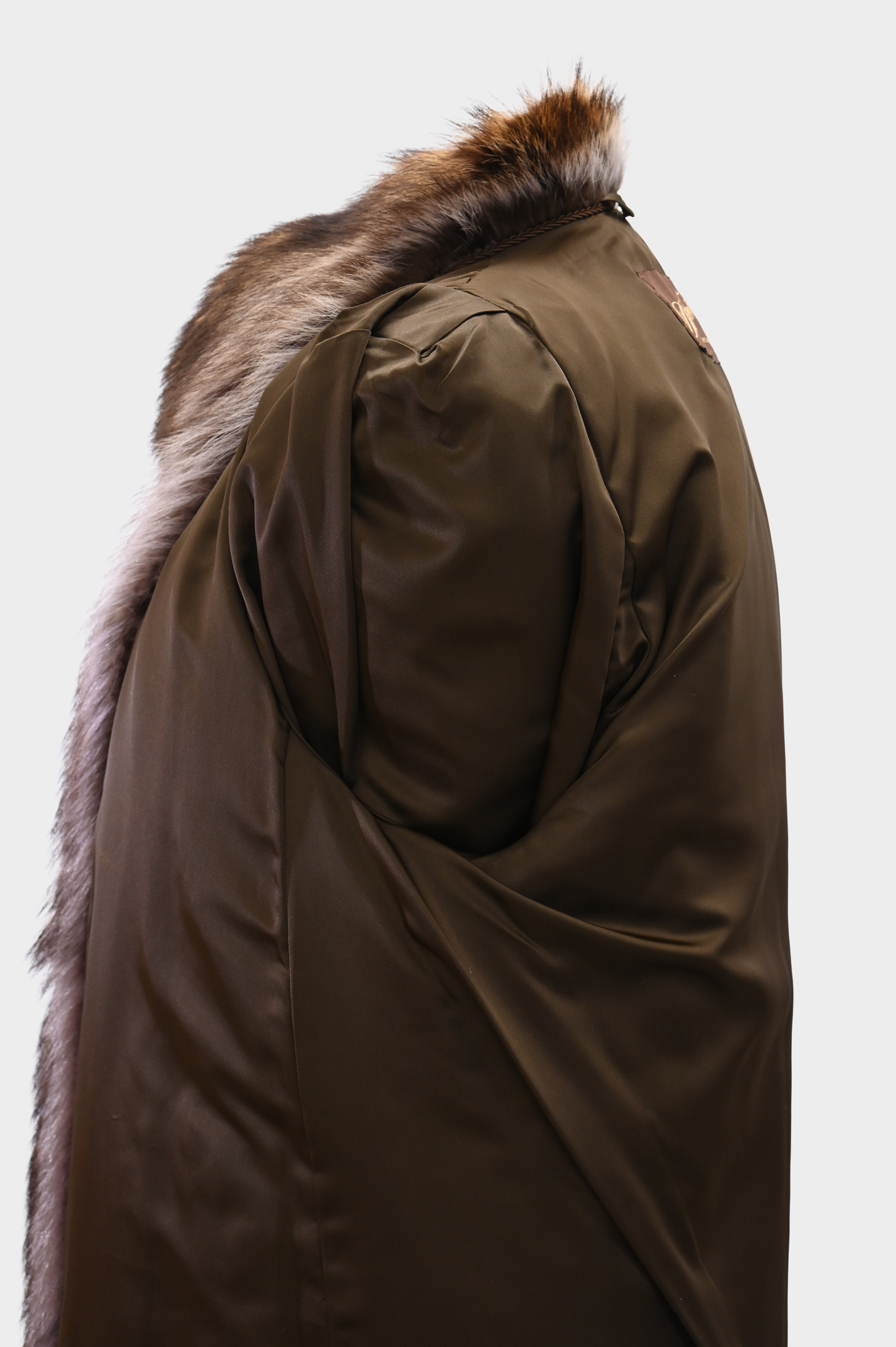 Raccoon Fur Mid Length Coat