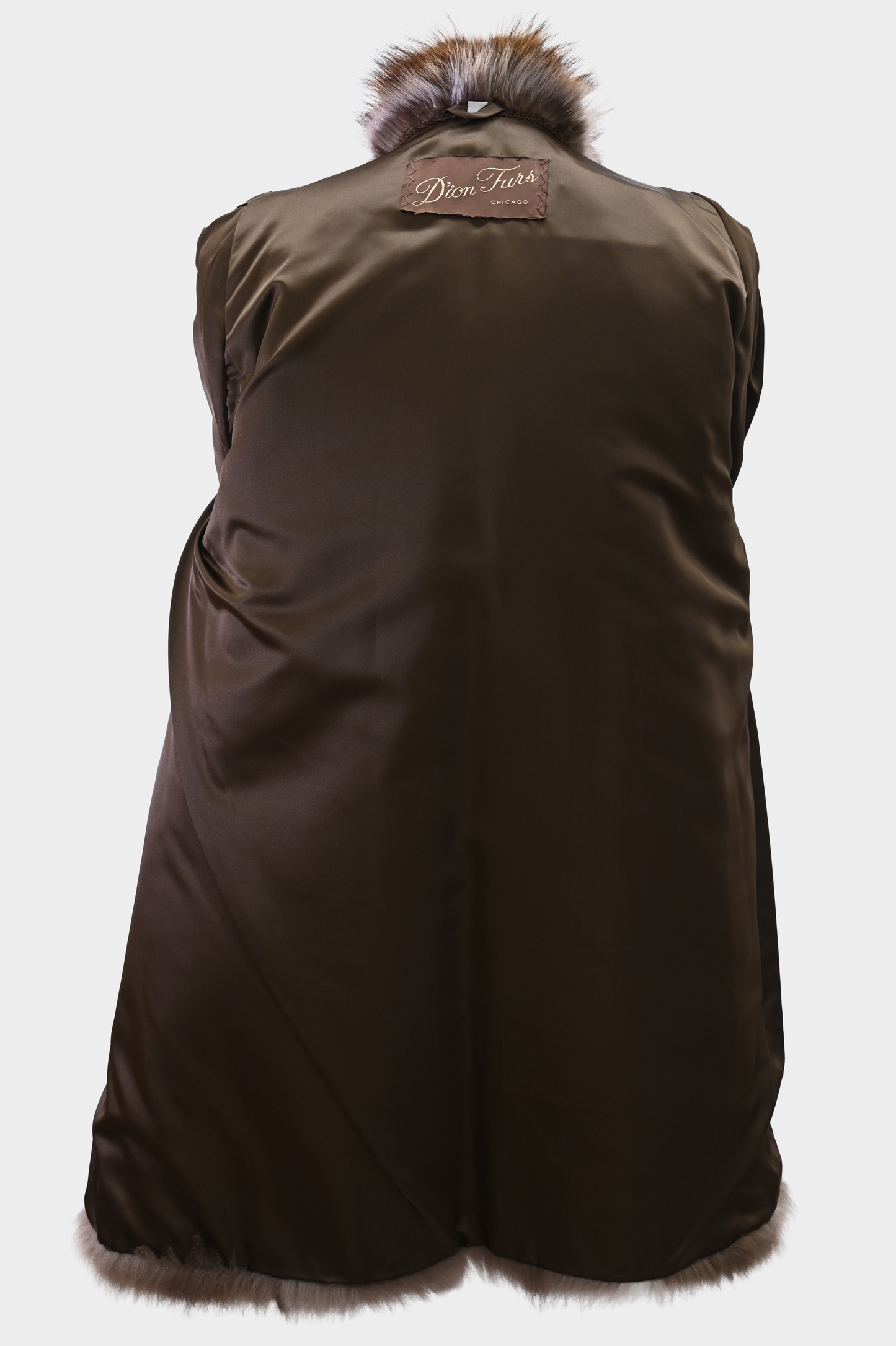 Raccoon Fur Mid Length Coat