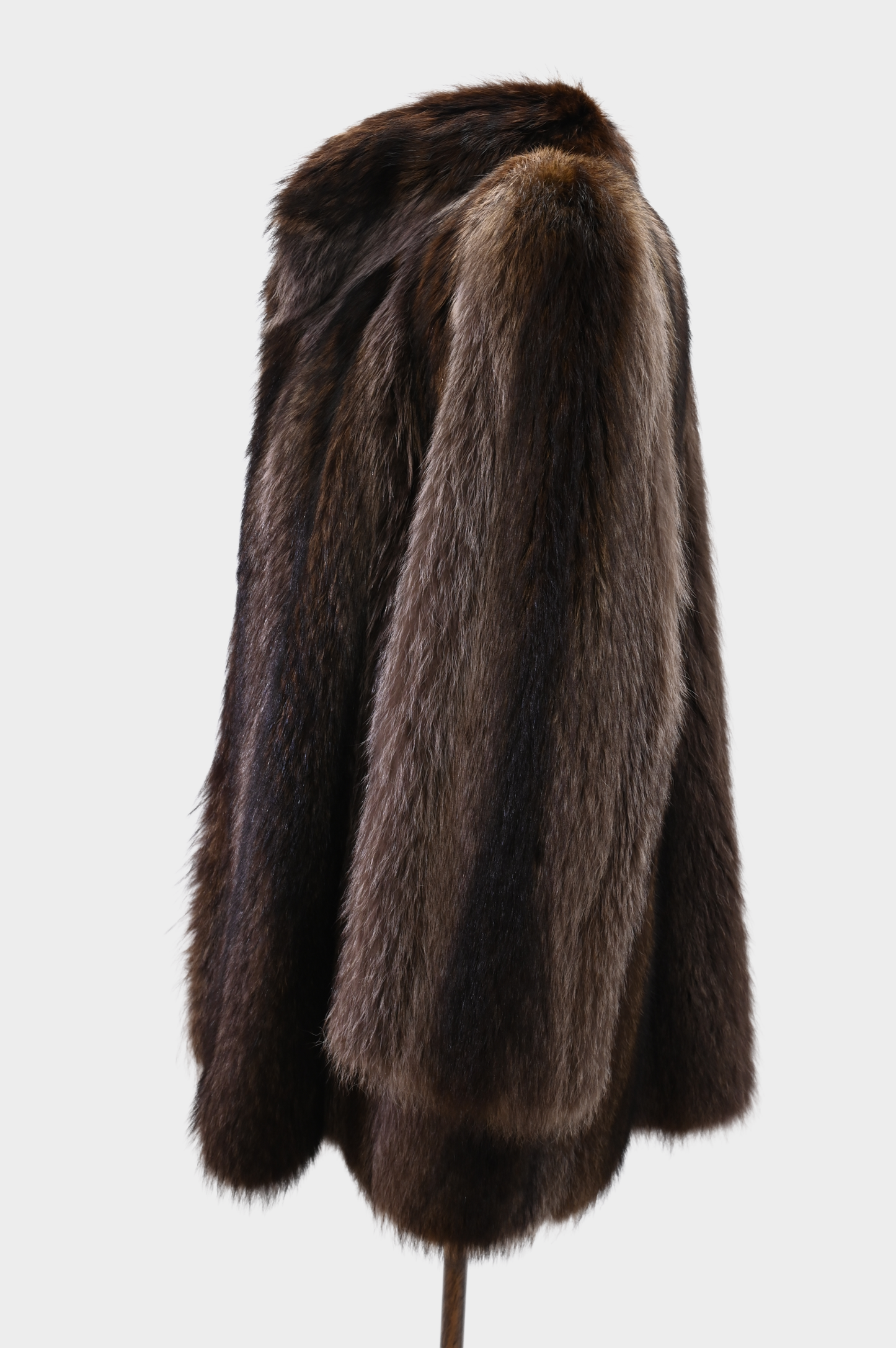 Raccoon Fur Mid Length Coat