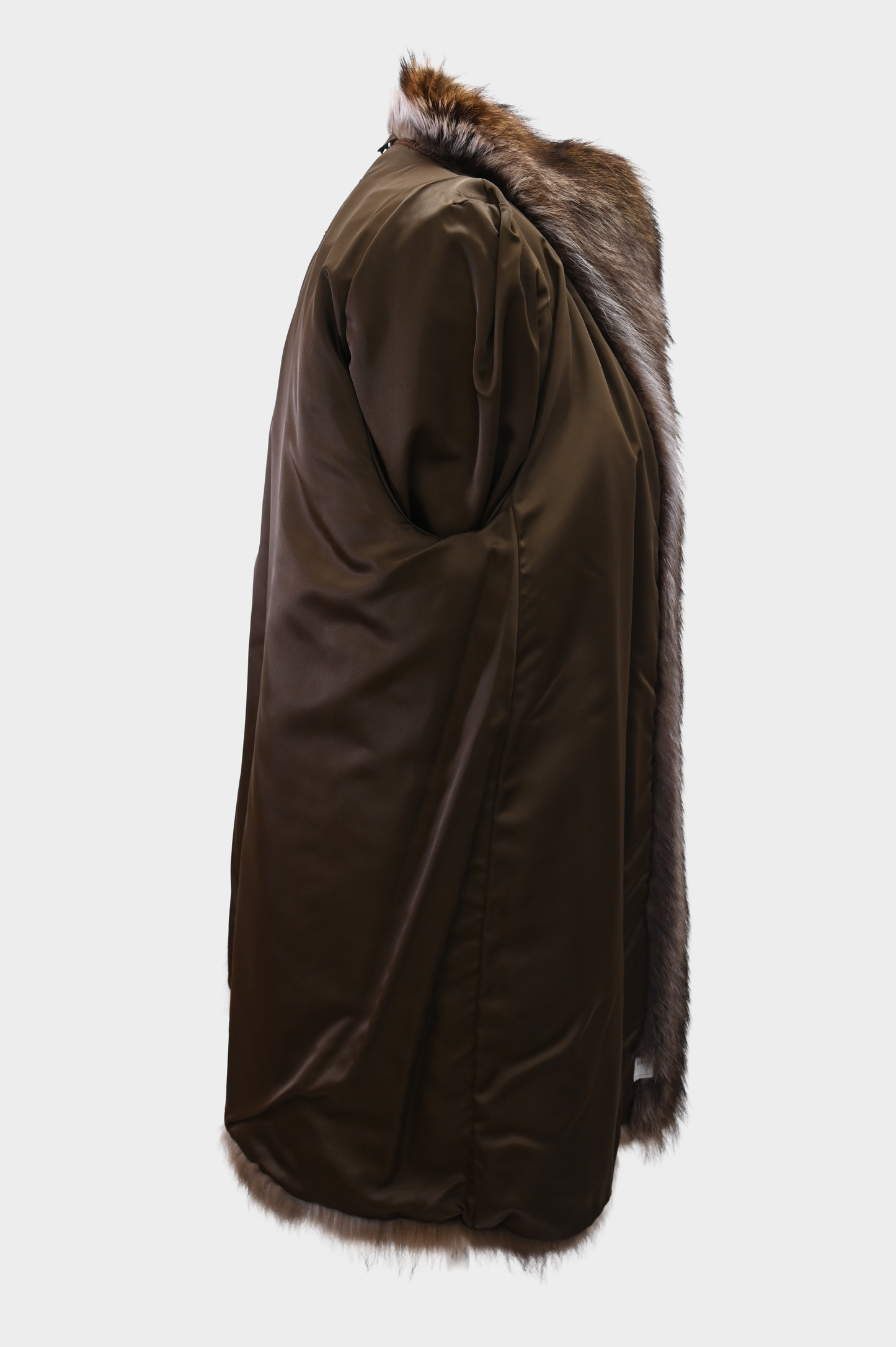 Raccoon Fur Mid Length Coat