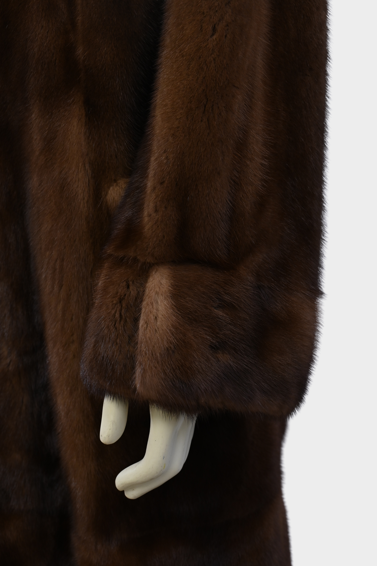 Mink Fur and Snakeprint Reversible Coat