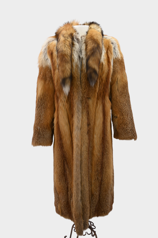 Red Fox Fur Coat